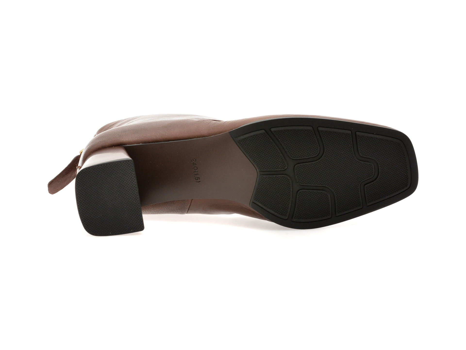 Botine EPICA maro, M77072, din piele naturala
