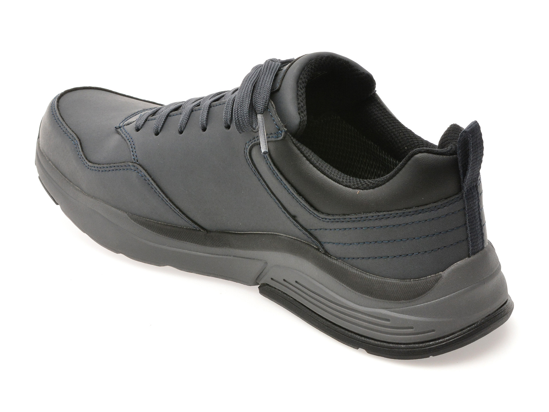 Pantofi sport SKECHERS bleumarin, BENAGO, din piele naturala