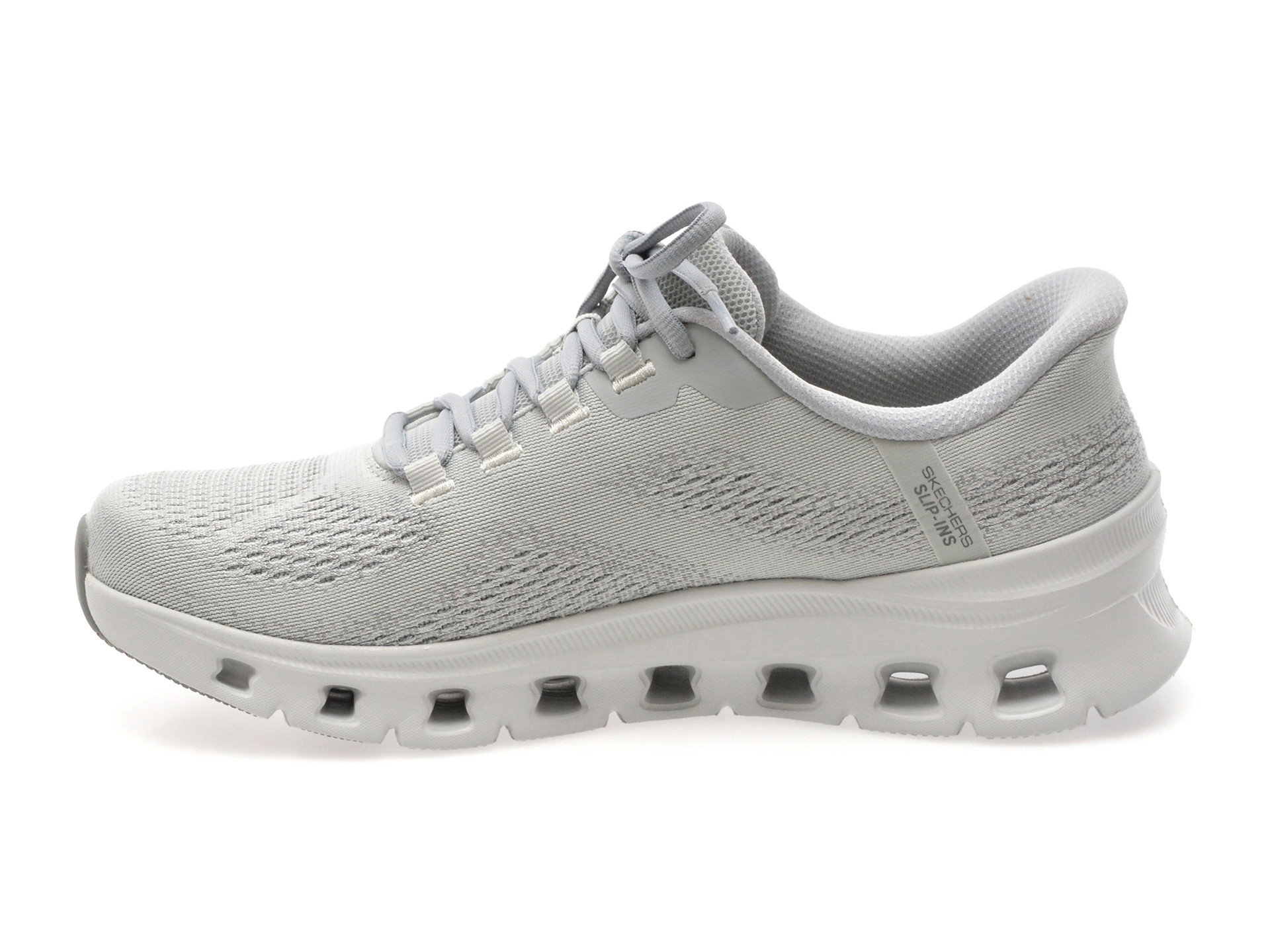 Pantofi sport SKECHERS gri, GLIDE-STEP PRO, din material textil