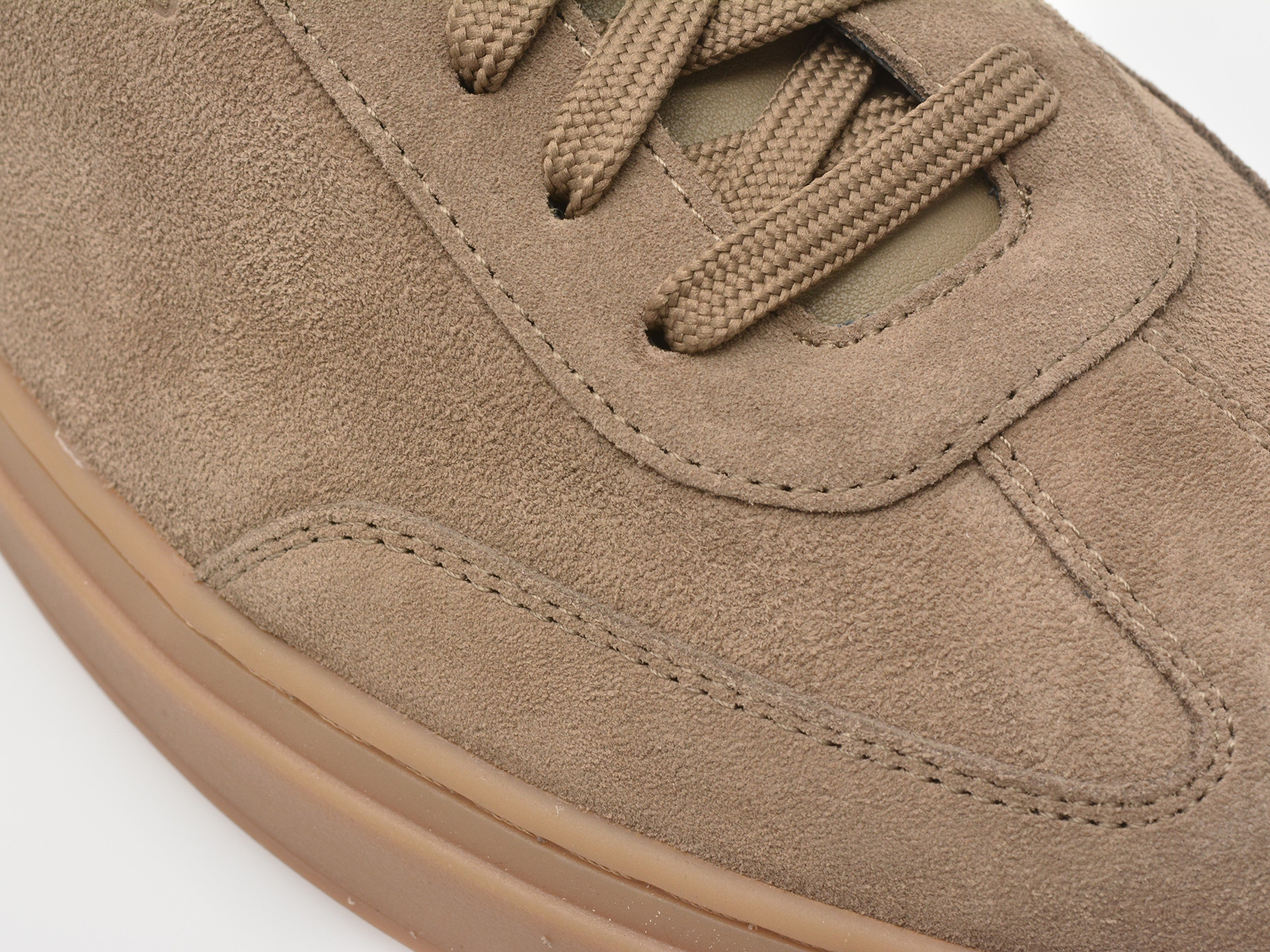 Pantofi sport BOSS kaki, 8715, din piele intorasa