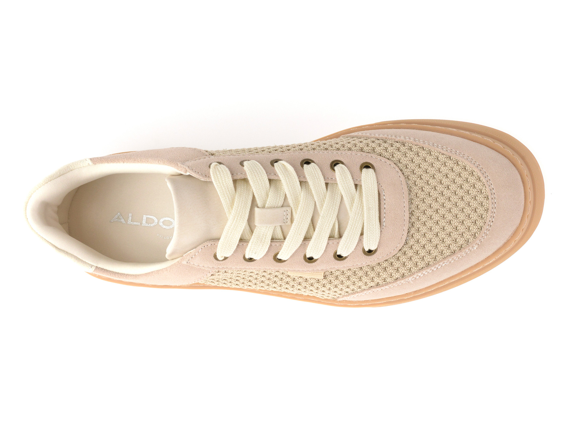 Pantofi sport ALDO bej, MCENROE 106, din material textil