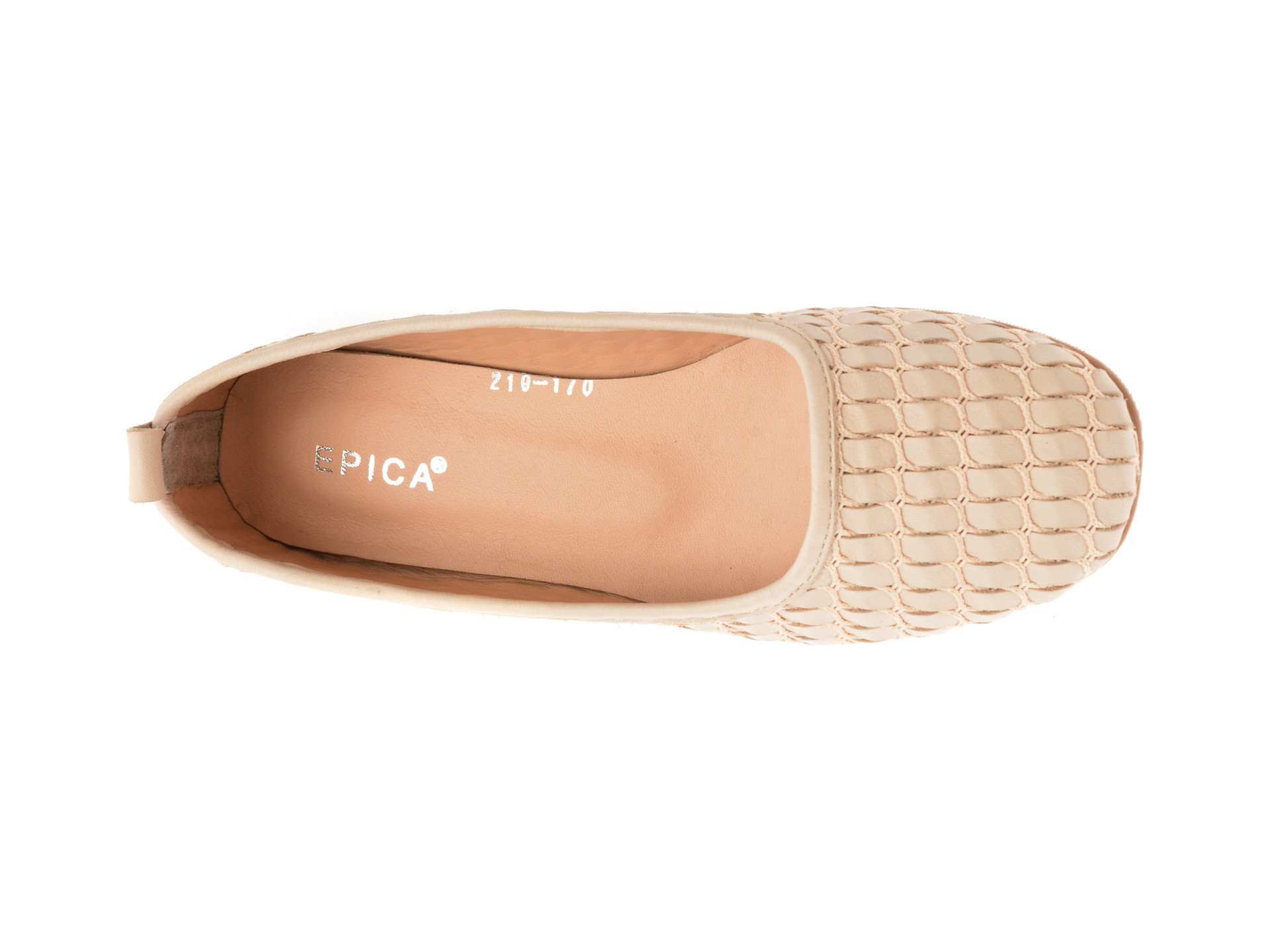 Balerini EPICA bej, 532210, din piele naturala