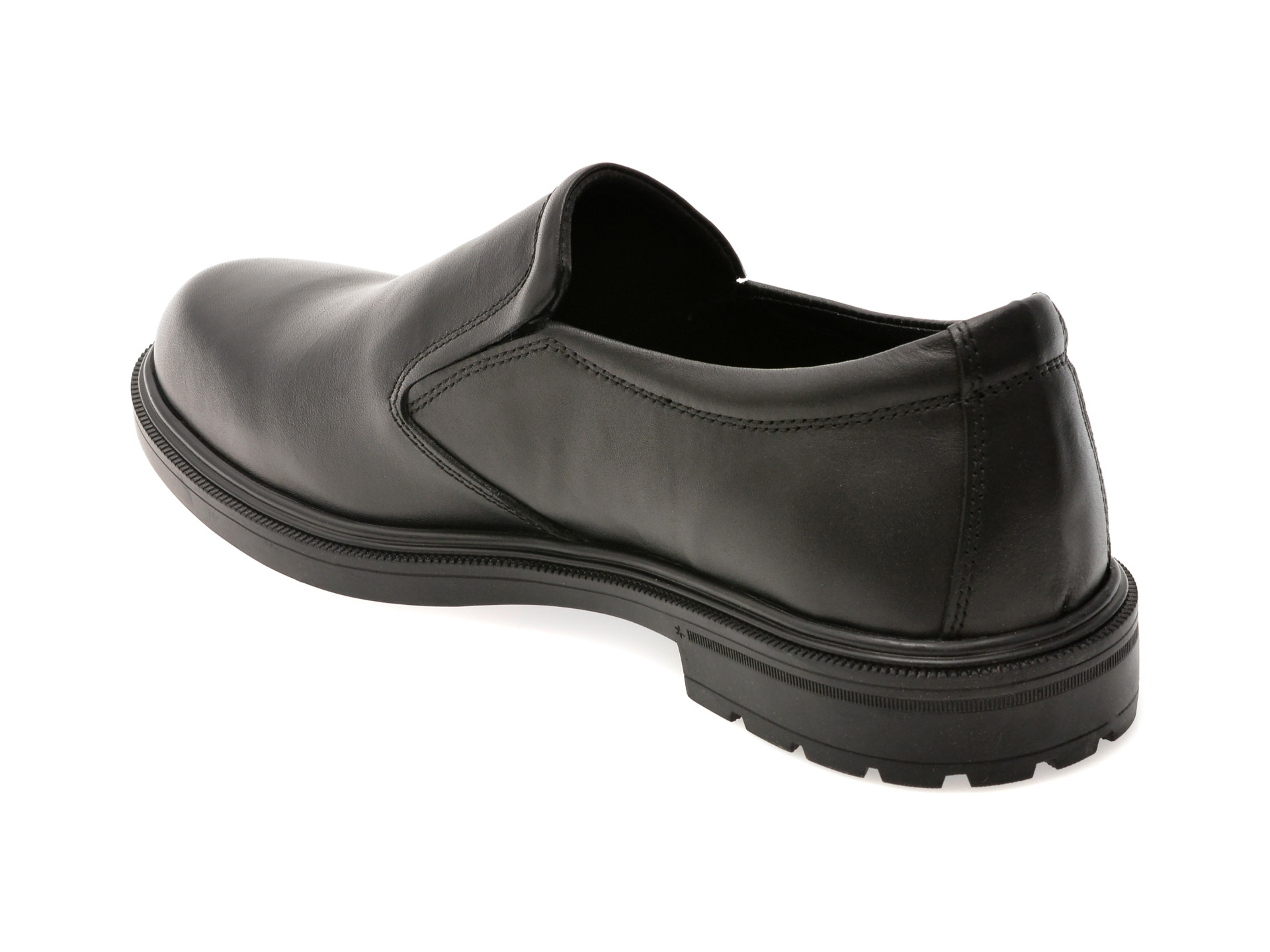 Pantofi OTTER negri, A61, din piele naturala