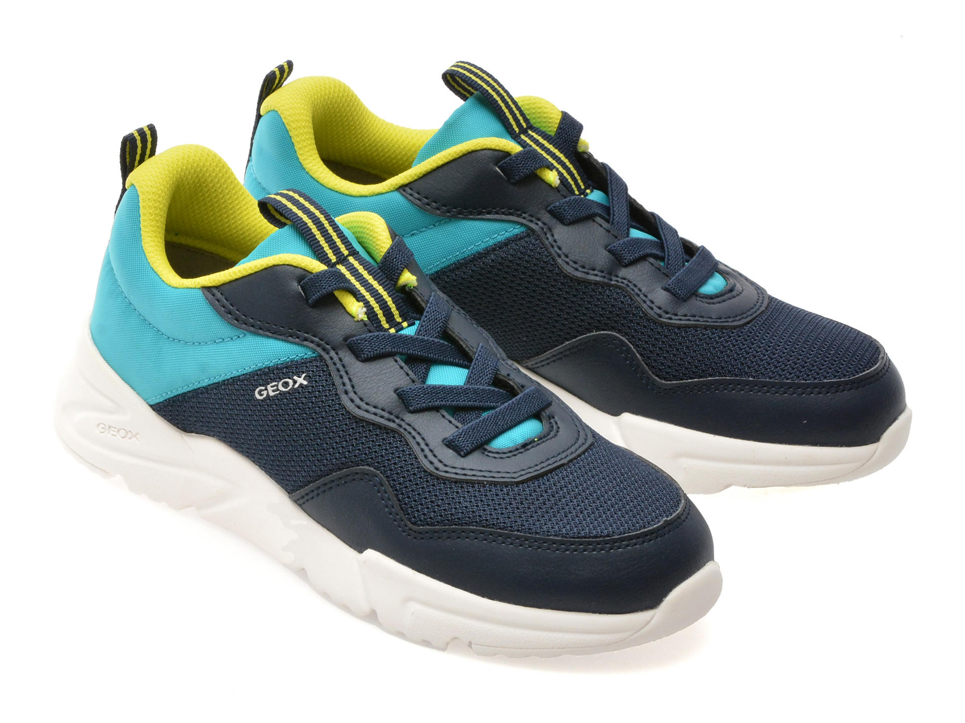 Pantofi sport GEOX bleumarin, J55MQC, din material textil