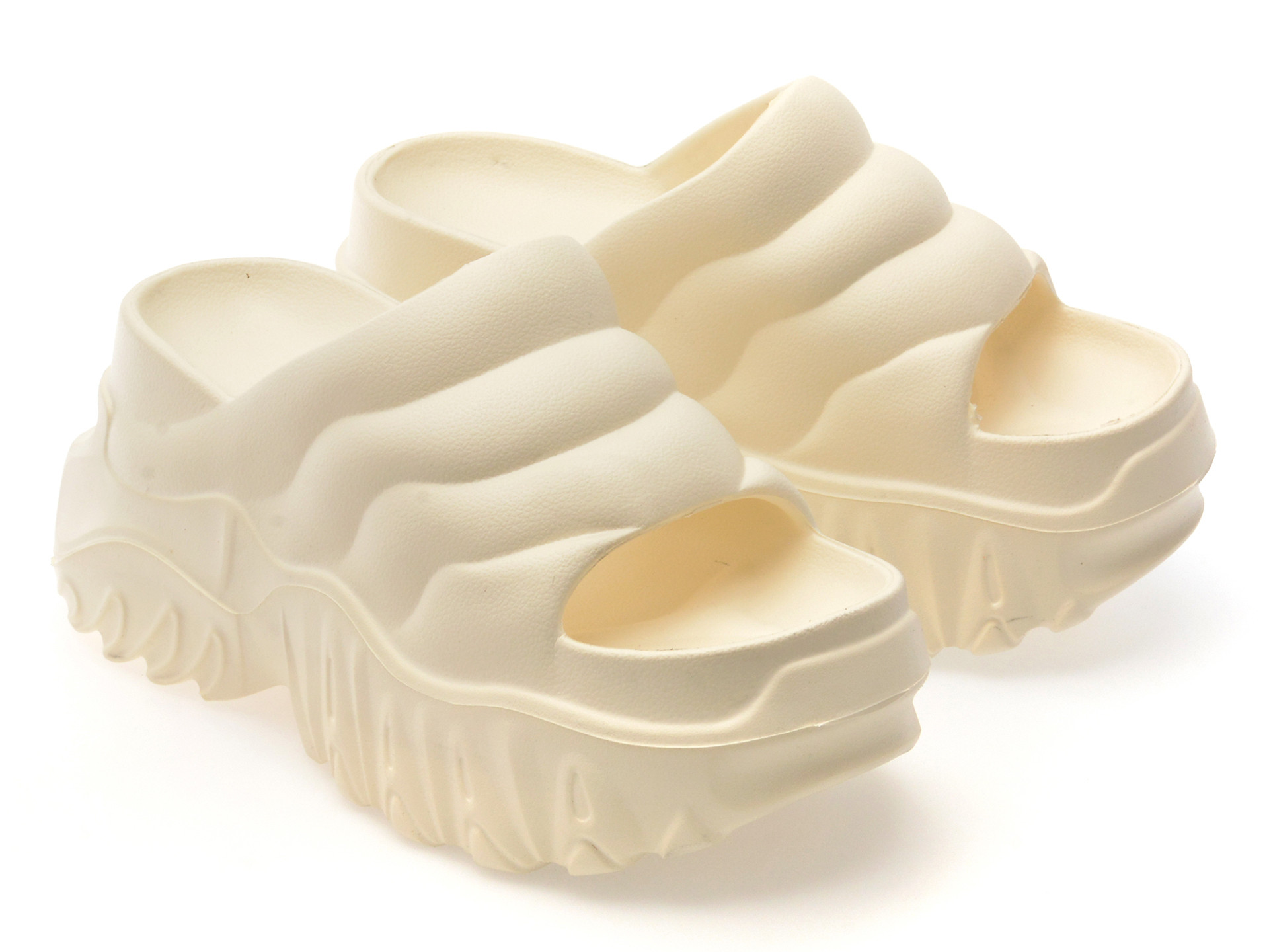 Papuci GRYXX albi, E246, din pvc