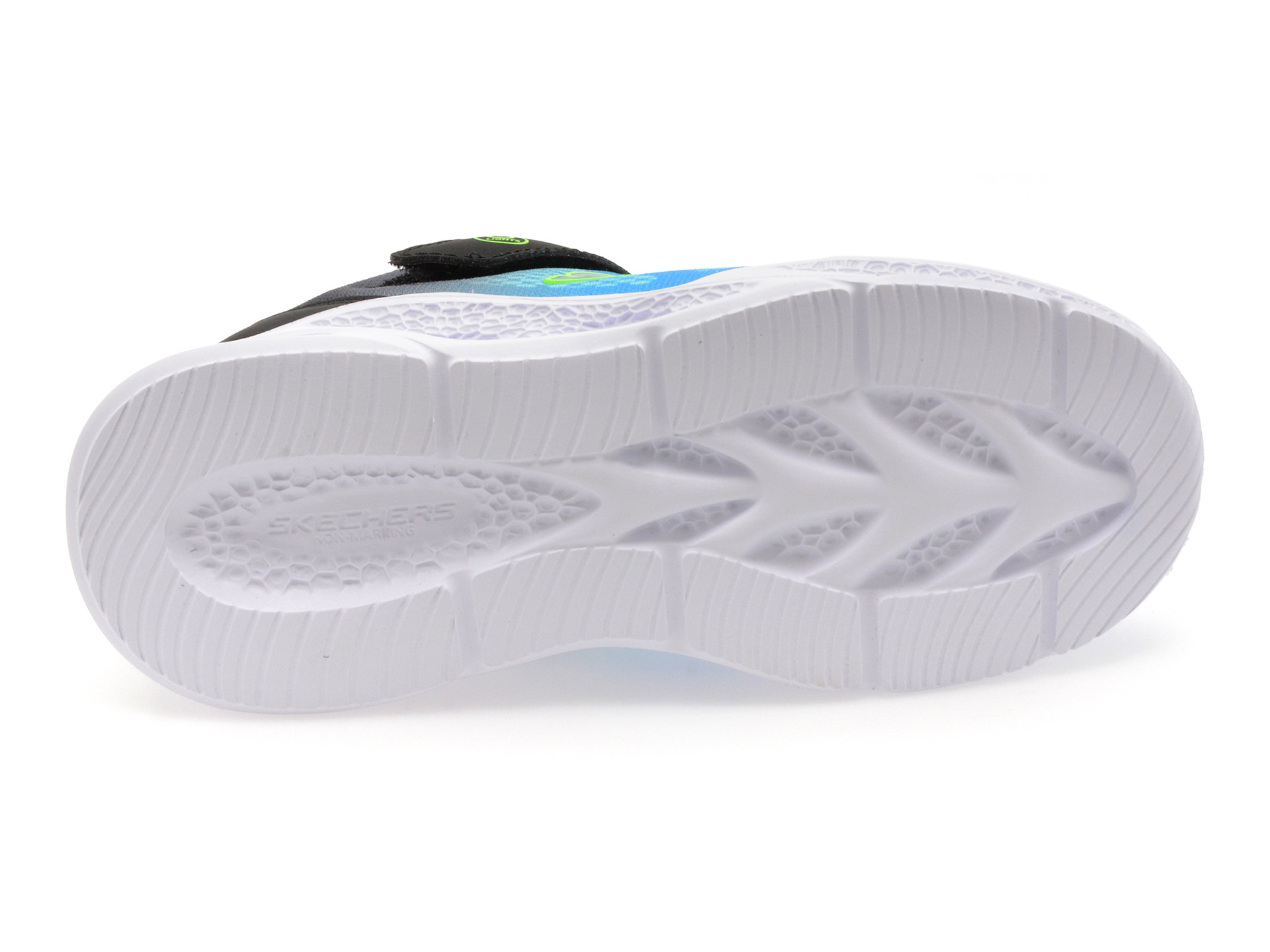 Pantofi sport SKECHERS albastri, METEOR-LIGHTS, din material textil