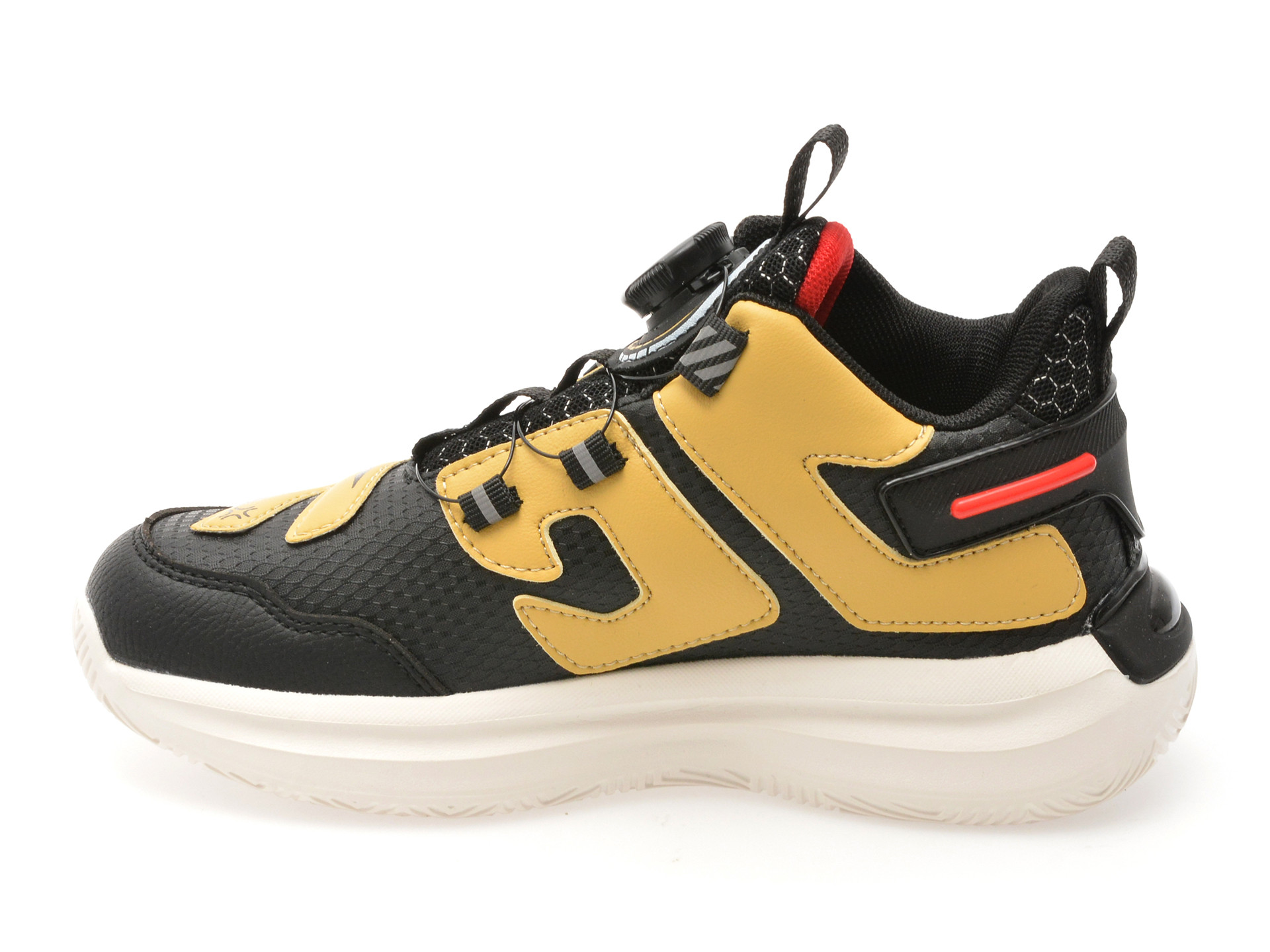 Pantofi sport SELECTION KIDS galbeni, 918, din material textil