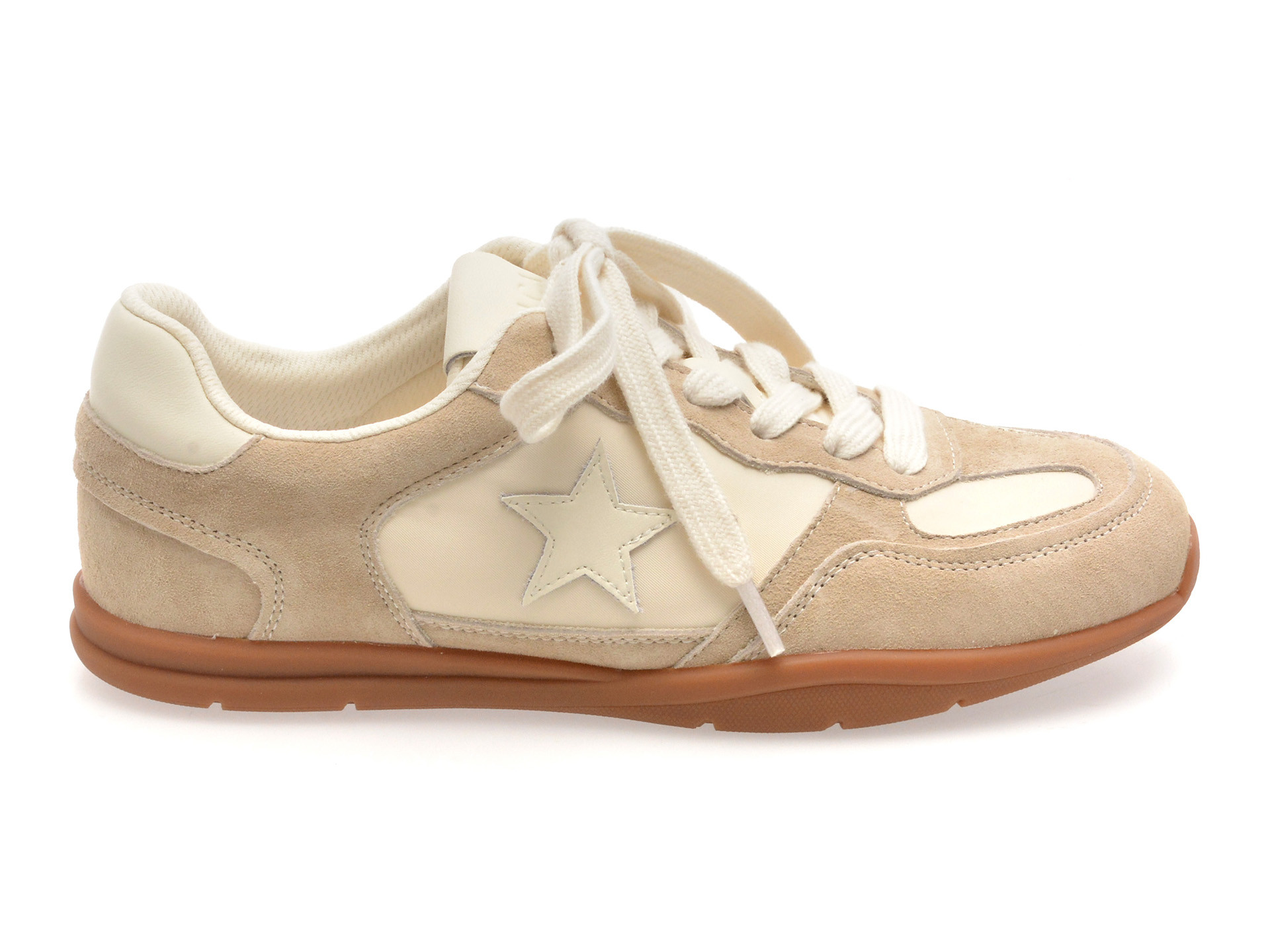 Pantofi sport EPICA bej, 25170, din material textil