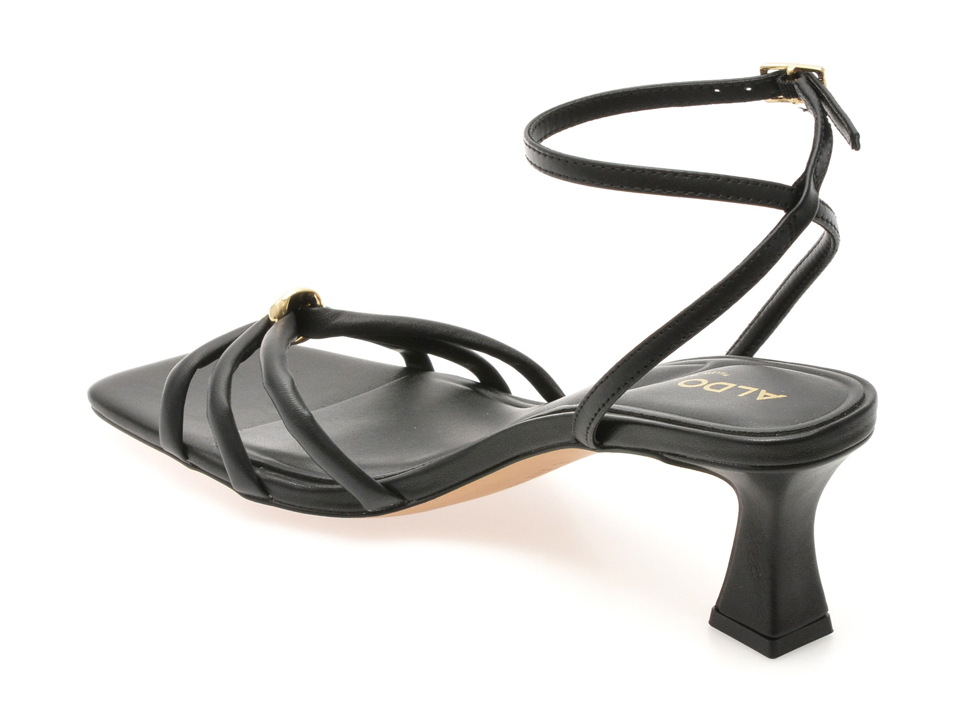 Sandale eleganti ALDO negre, KAILAYA 001, din piele naturala