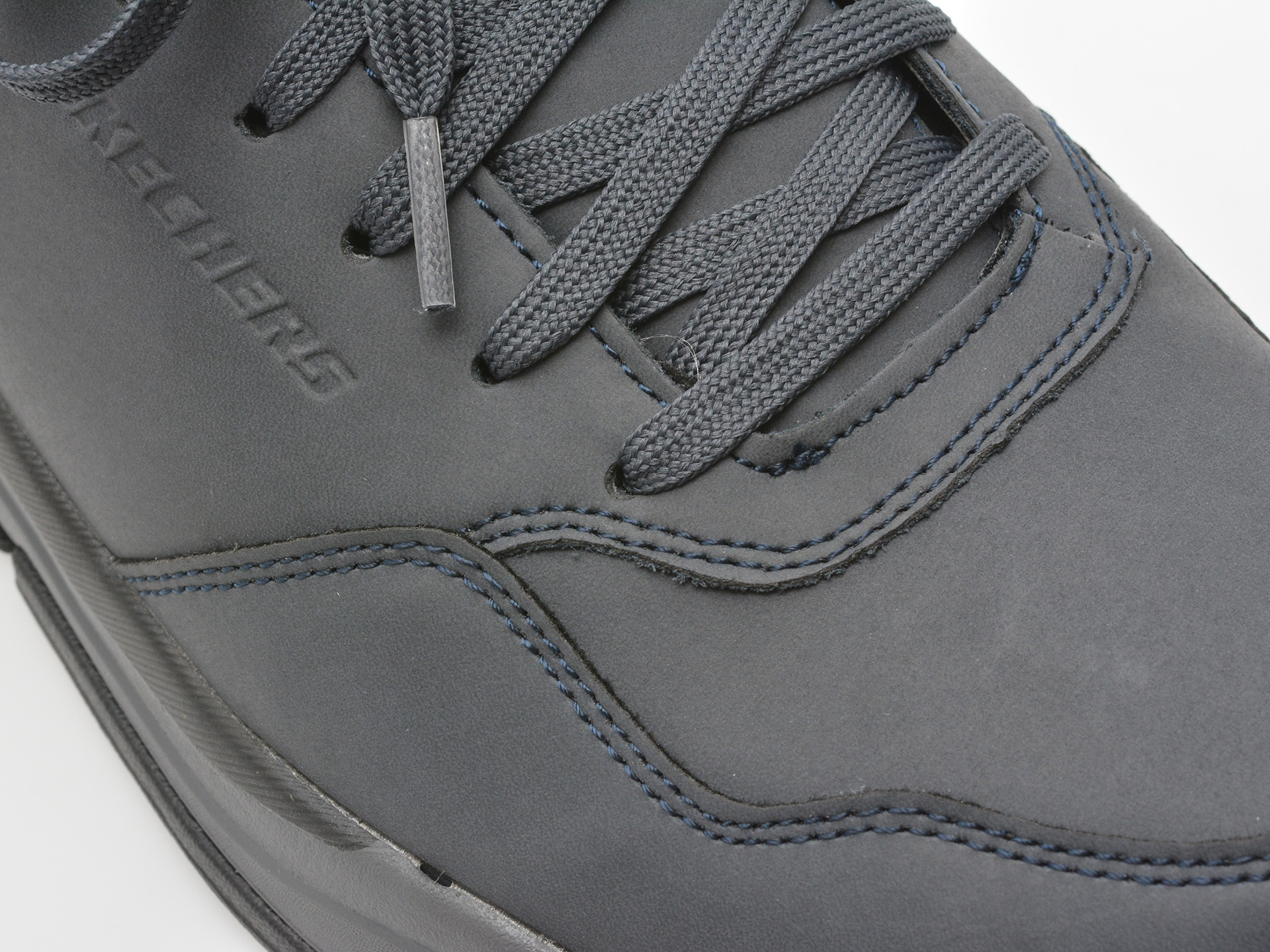 Pantofi sport SKECHERS bleumarin, BENAGO, din piele naturala