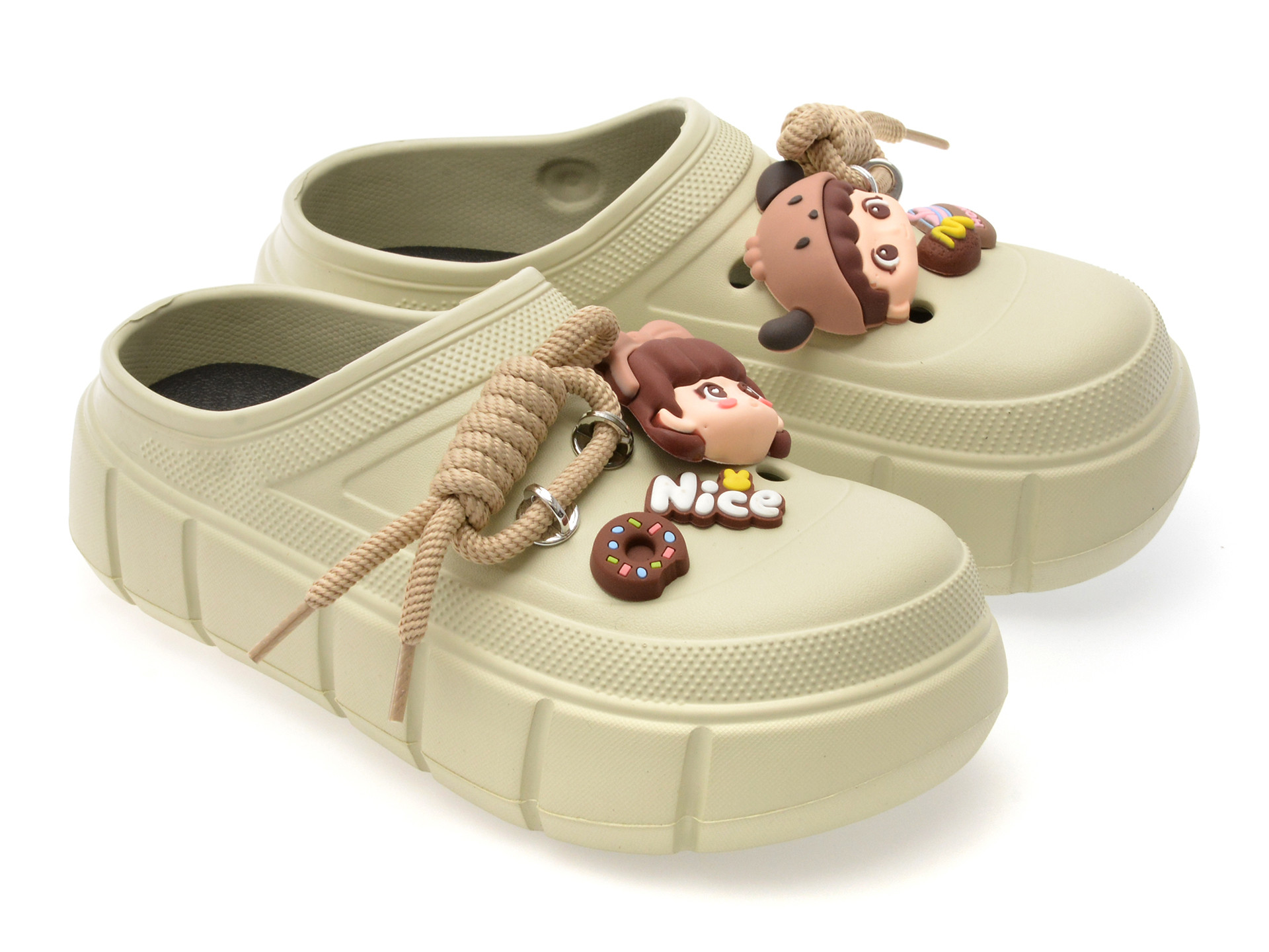 Papuci GRYXX bej, 2025, din pvc