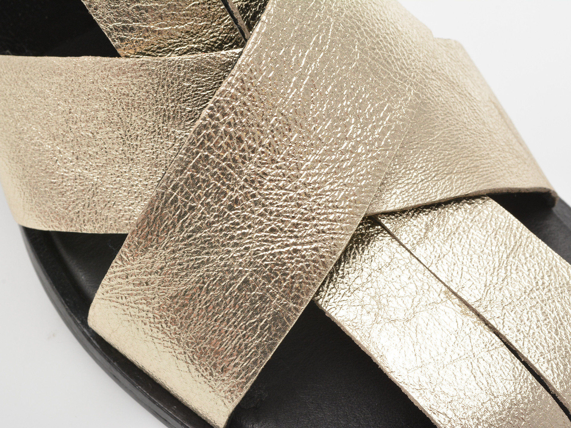 Sandale EPICA aurii, 3352, din piele naturala