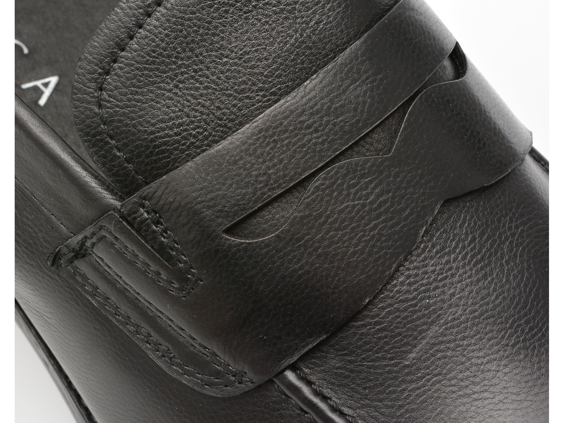 Mocasini eleganti EPICA negri, K57, din piele naturala