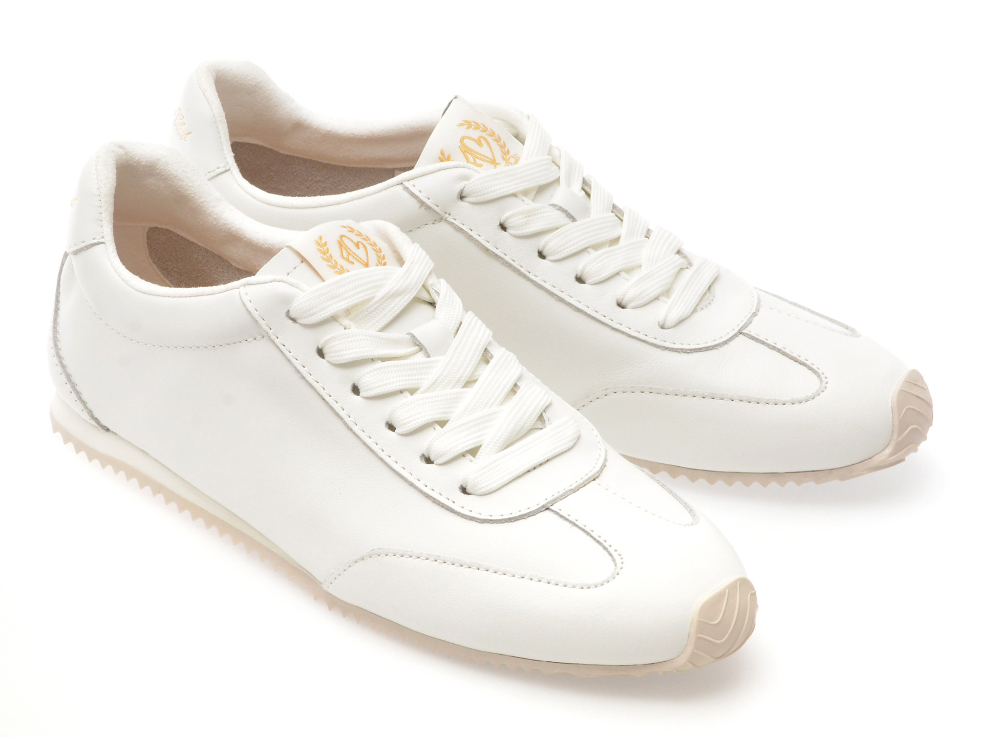 Pantofi sport ALDO albi, CAREFREE 100, din piele naturala