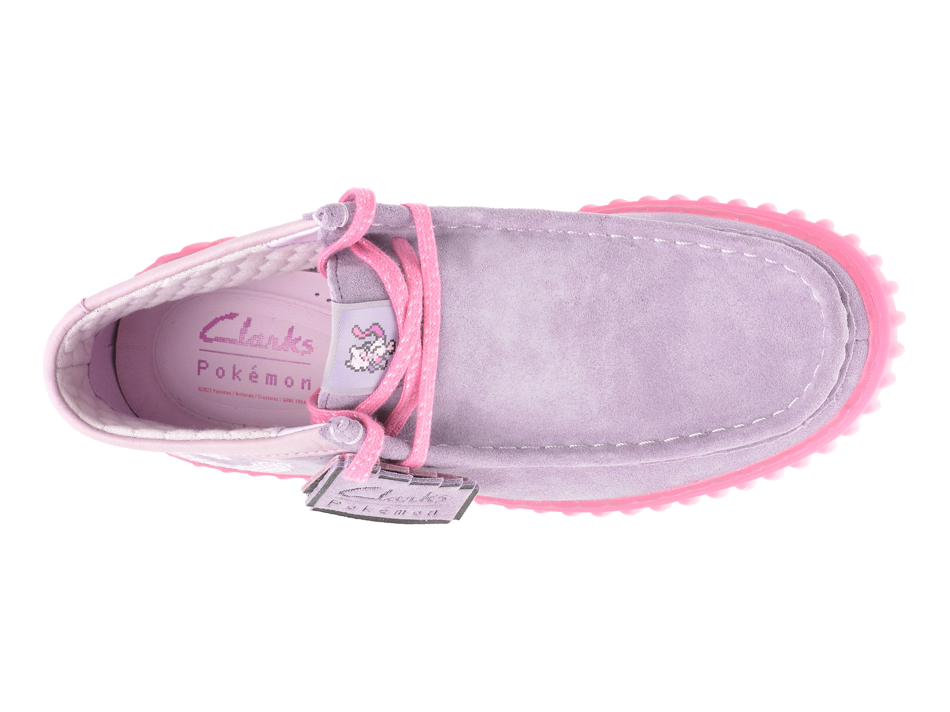 Ghete CLARKS roz, TORHILL EXPLORE, din piele intoarsa