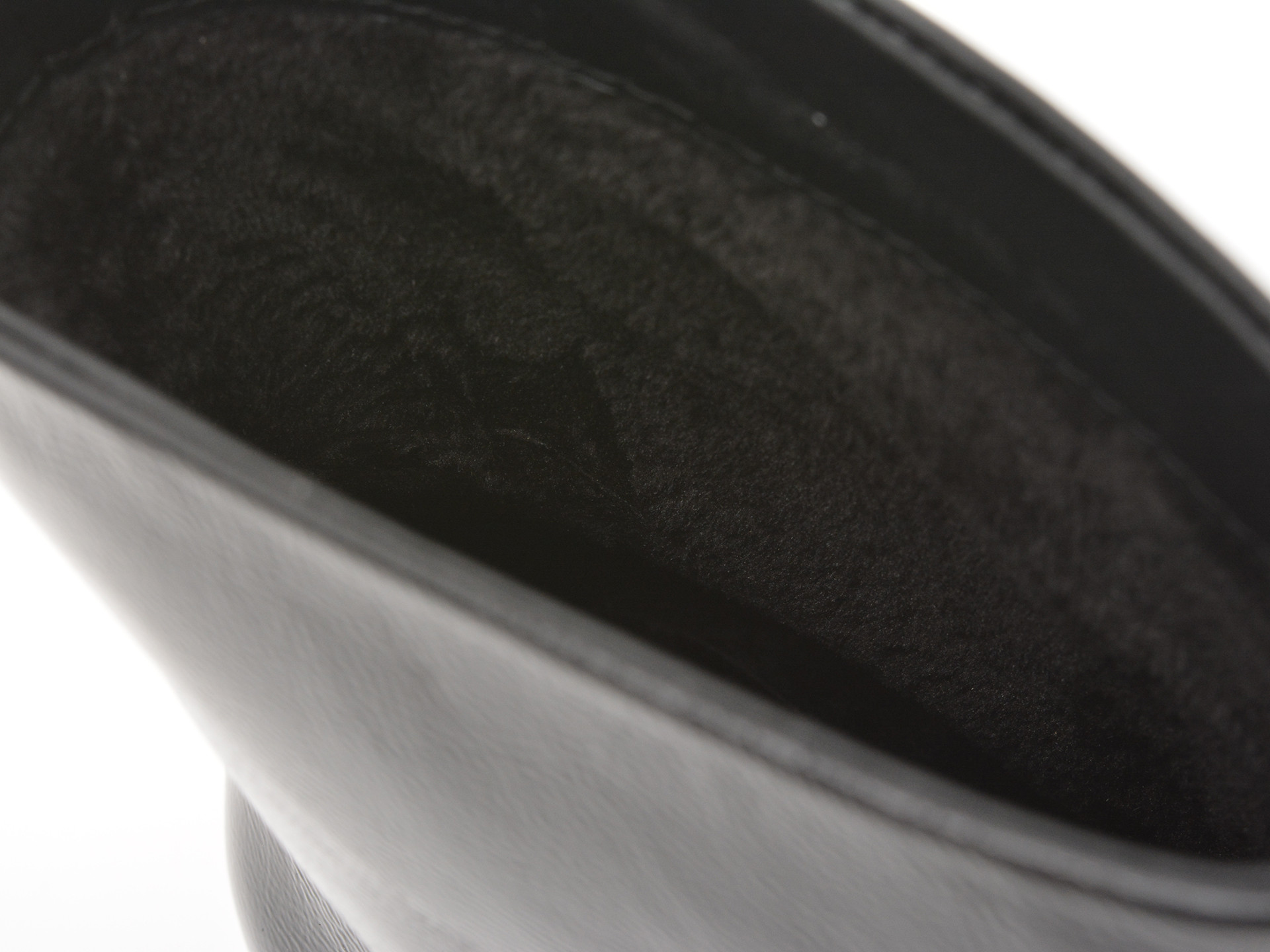 Botine elegante EPICA negre, B238, din piele naturala lacuita