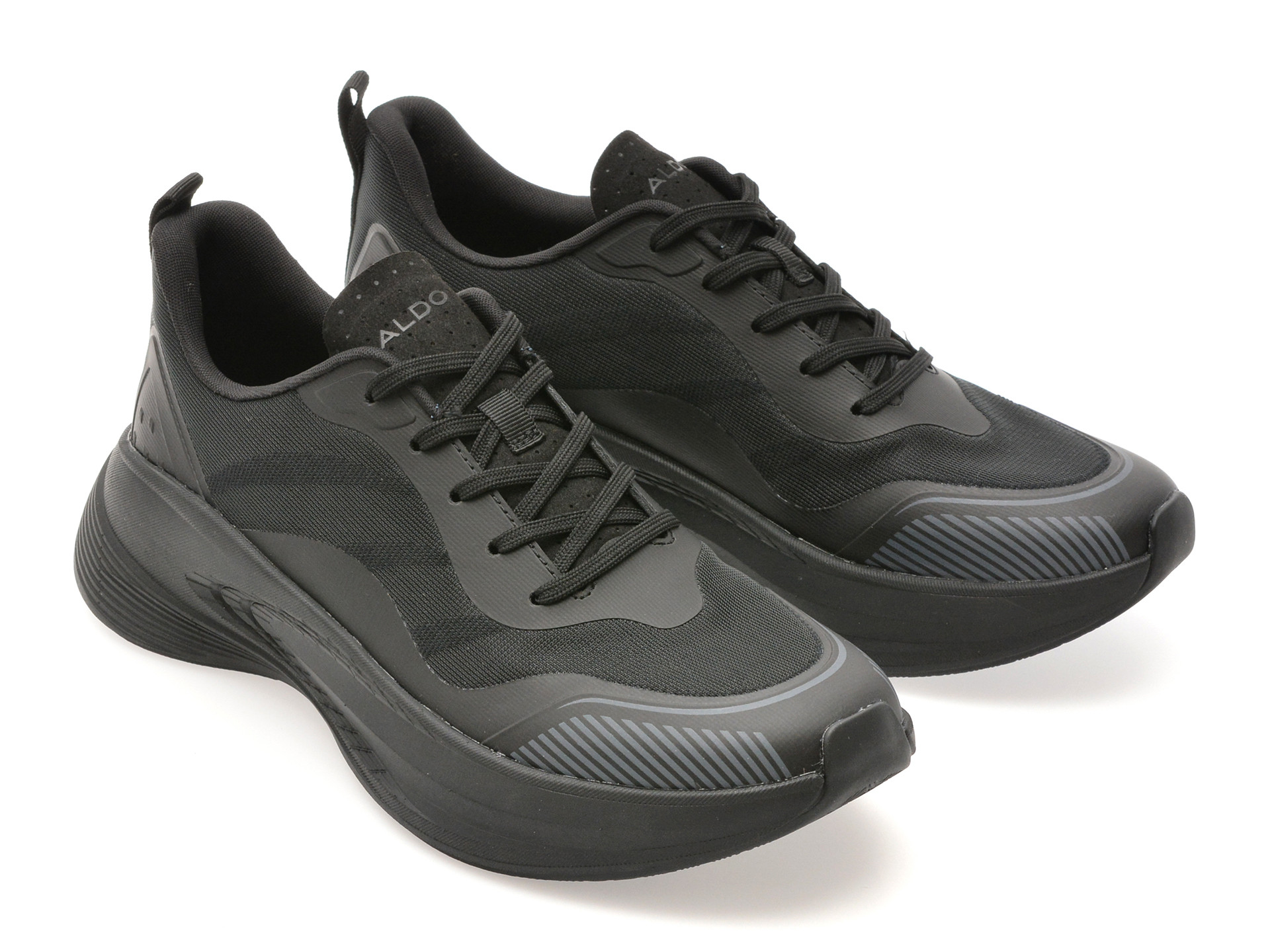 Pantofi sport ALDO negri, PILLOWSTEP 001, din material textil