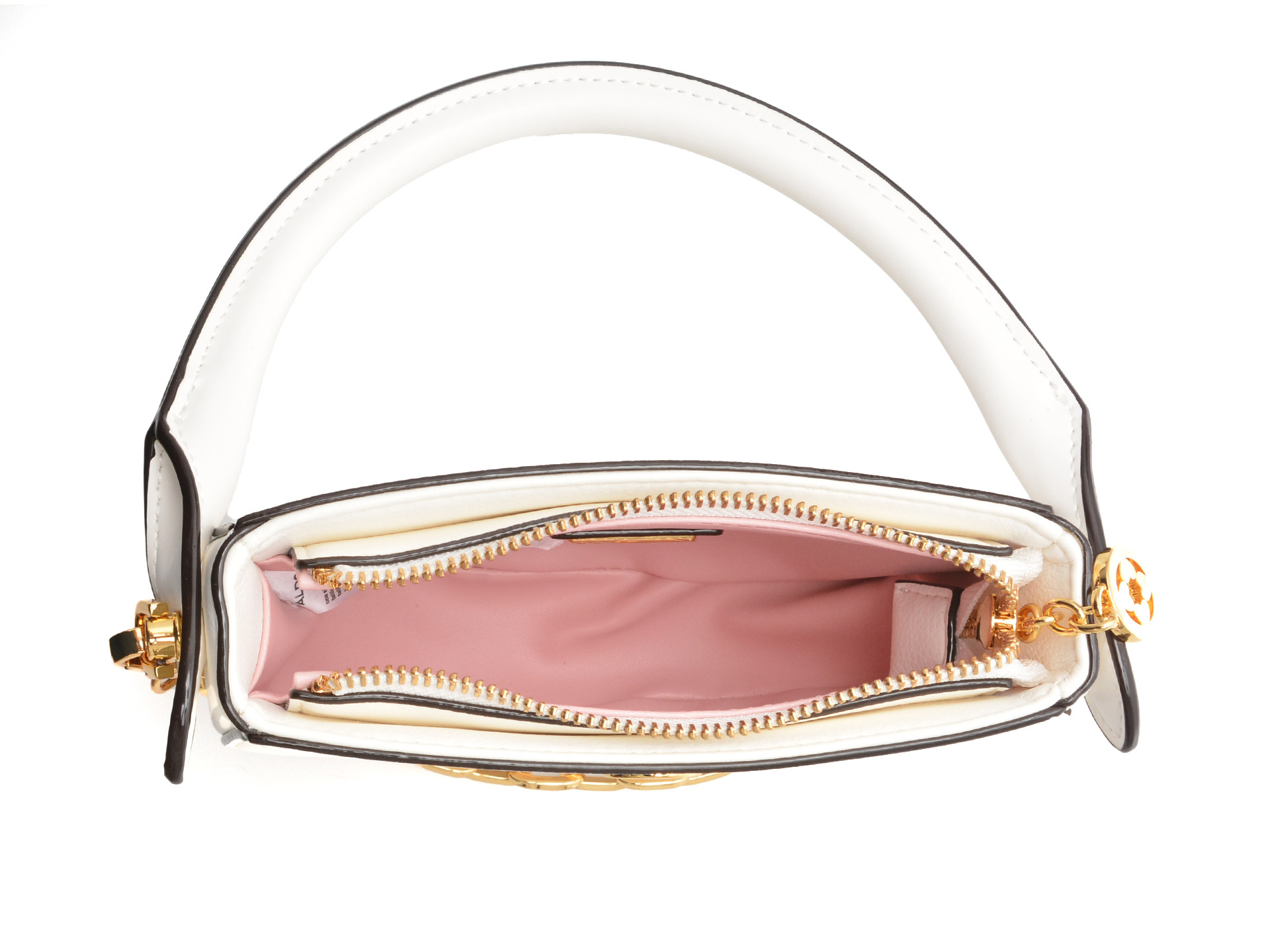 Geanta ALDO alba, QUINNIE 100, din piele ecologica