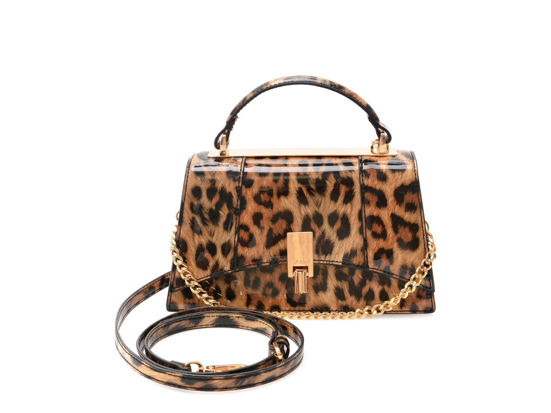 Geanta ALDO maro, LATORUA 967, din piele ecologica lacuita