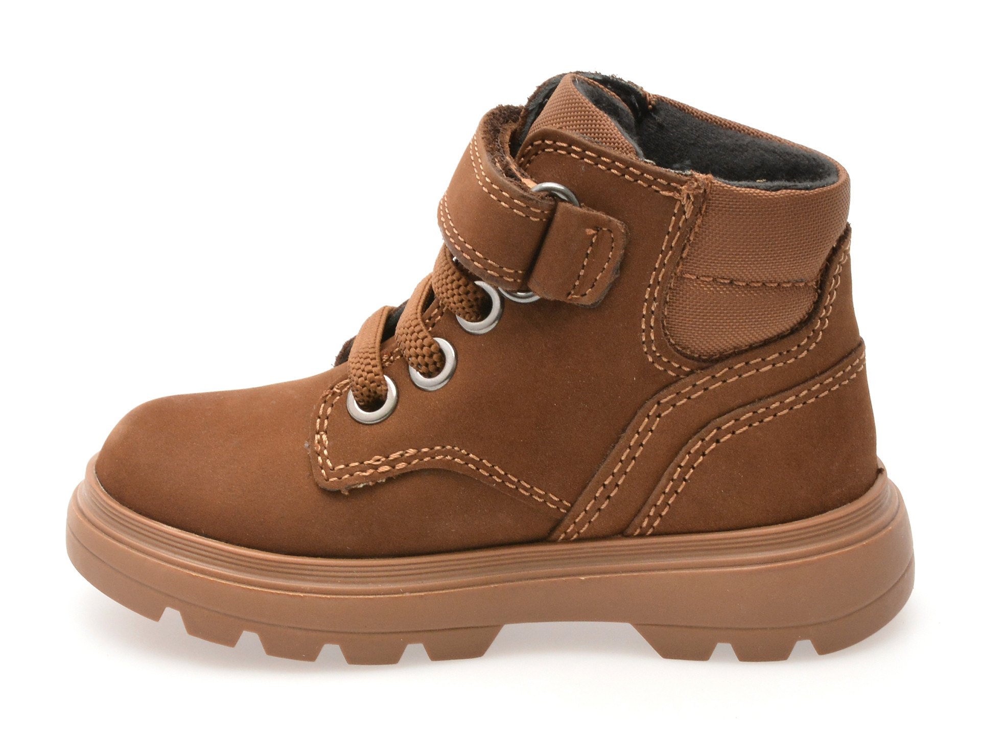 Ghete GEOX maro, B4662B, din nabuc