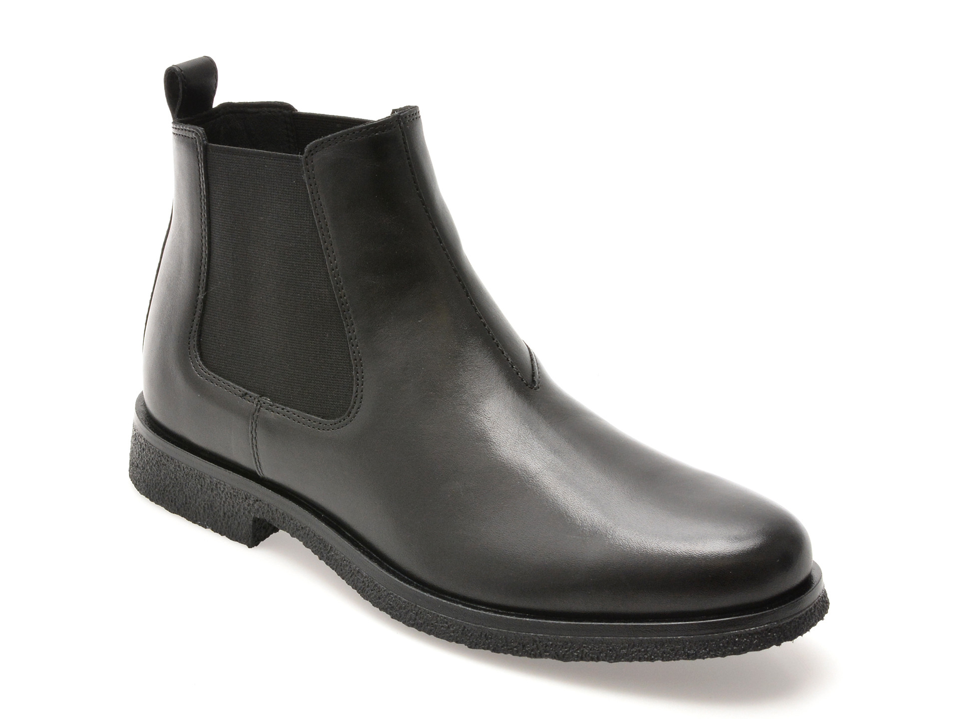 Ghete GEOX negre, U2658A, din piele naturala