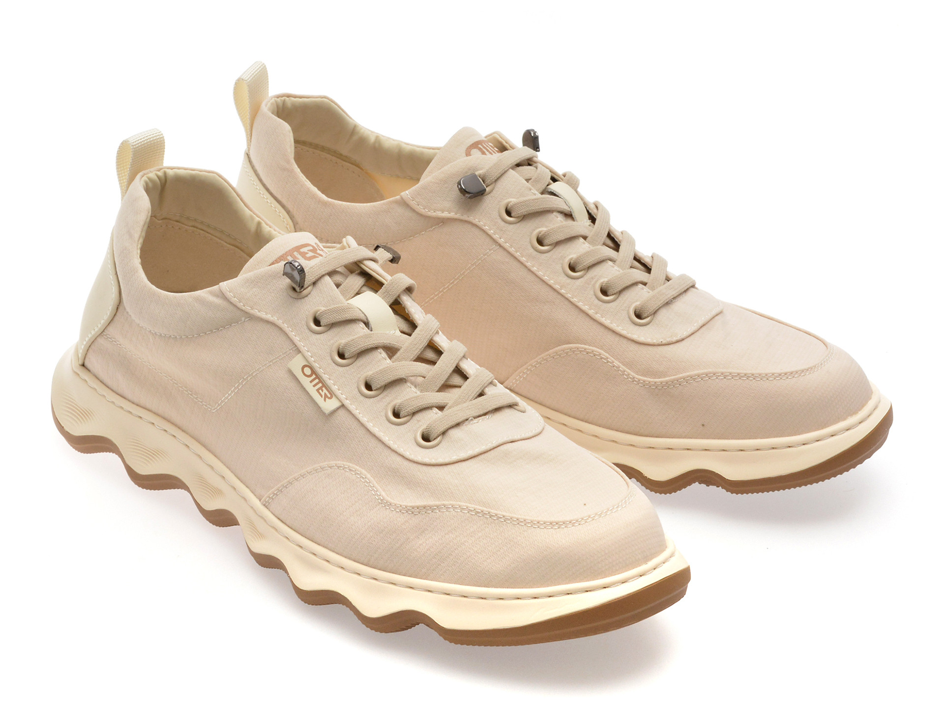 Pantofi sport OTTER bej, 5208, din material textil