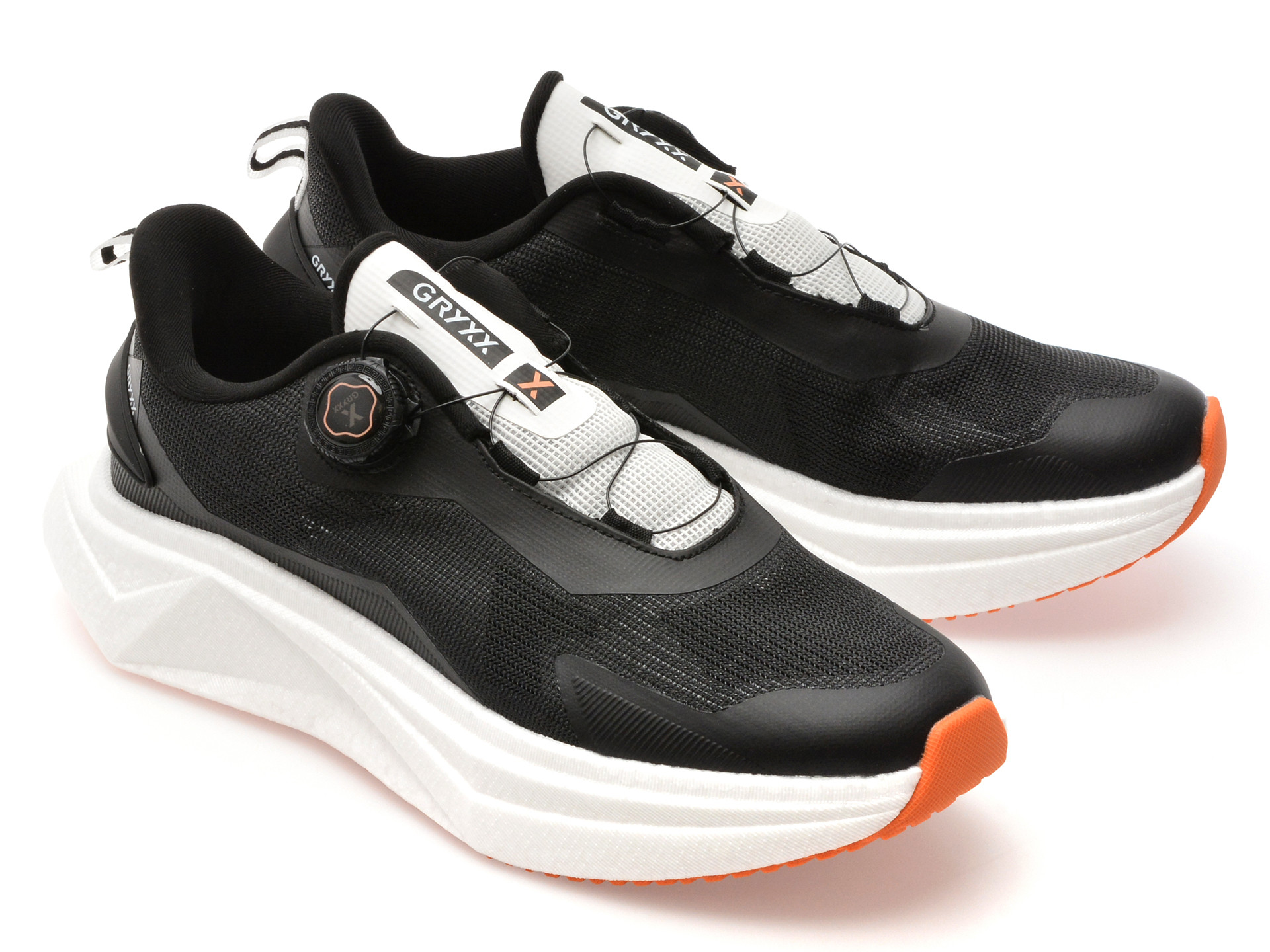 Pantofi sport GRYXX negri, 24122, din material textil