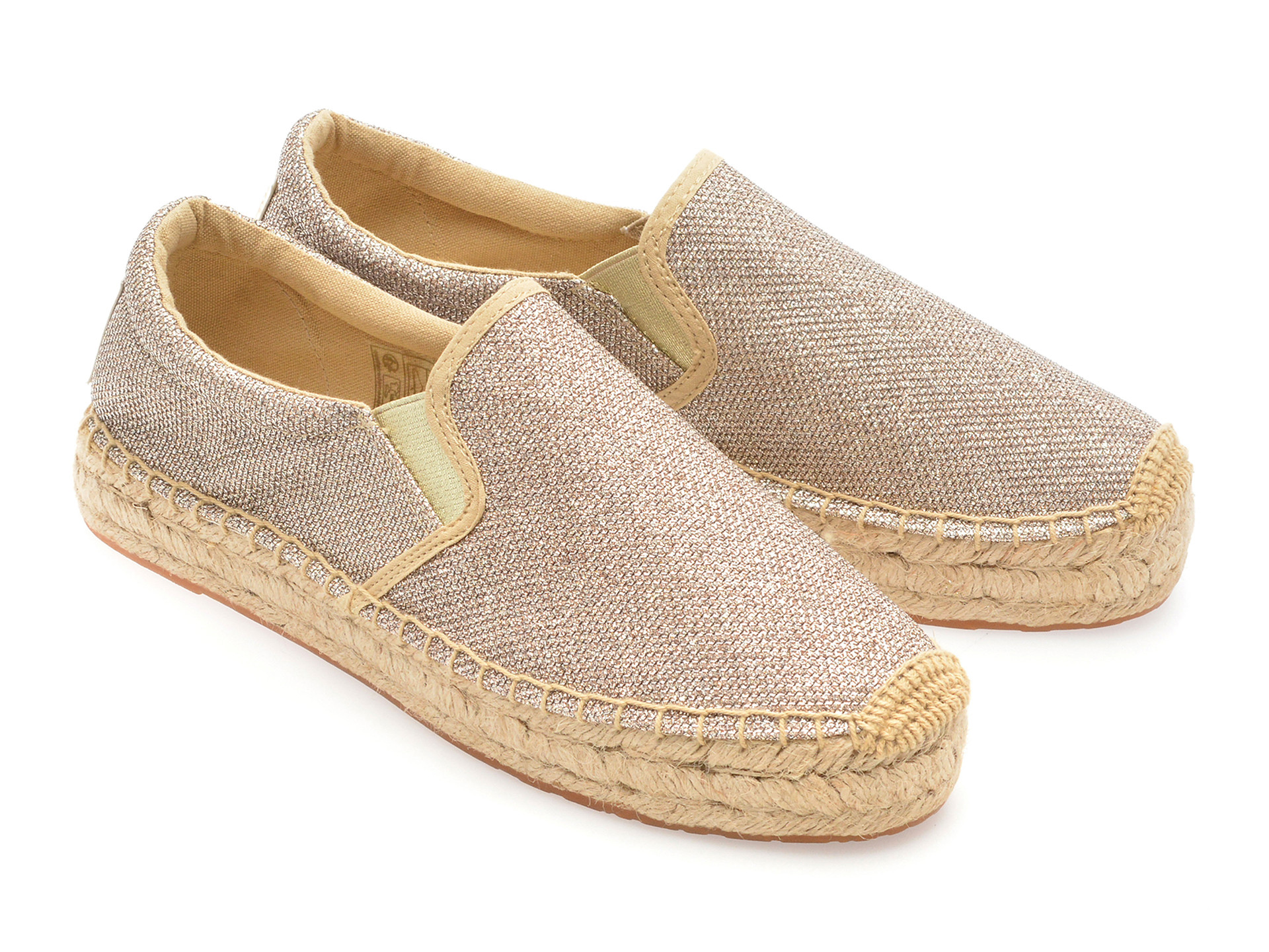 Pantofi REPLAY aurii, WF2226S, din material textil