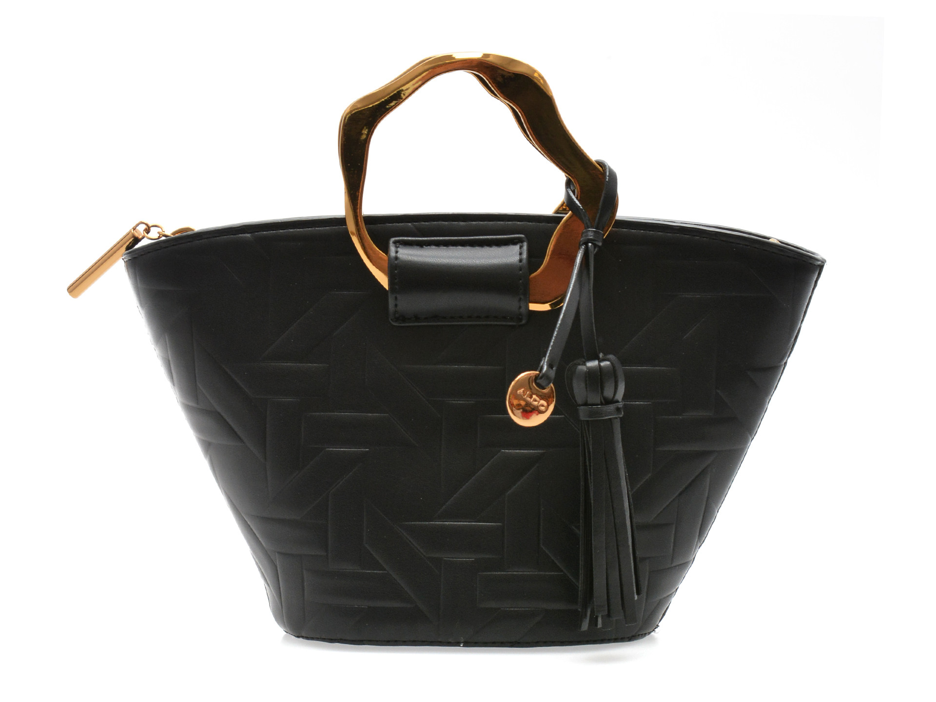 Geanta ALDO neagra, MALEDE 006, din piele ecologica