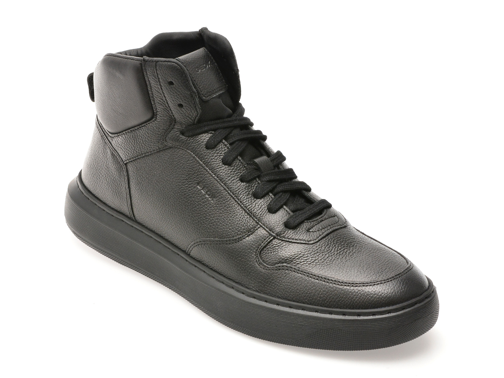 Ghete GEOX negre, U565WD, din piele naturala