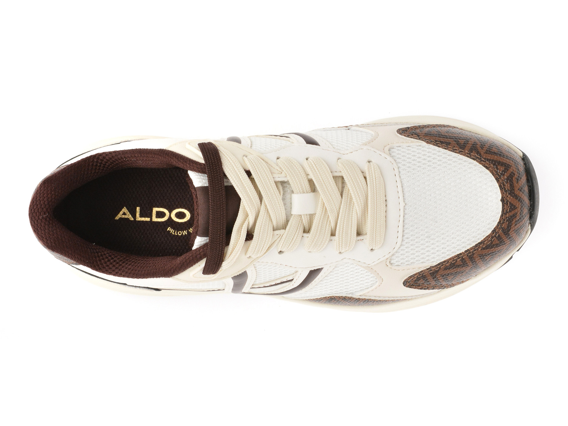 Pantofi sport ALDO albi, ASTRAYA 241, din material textil