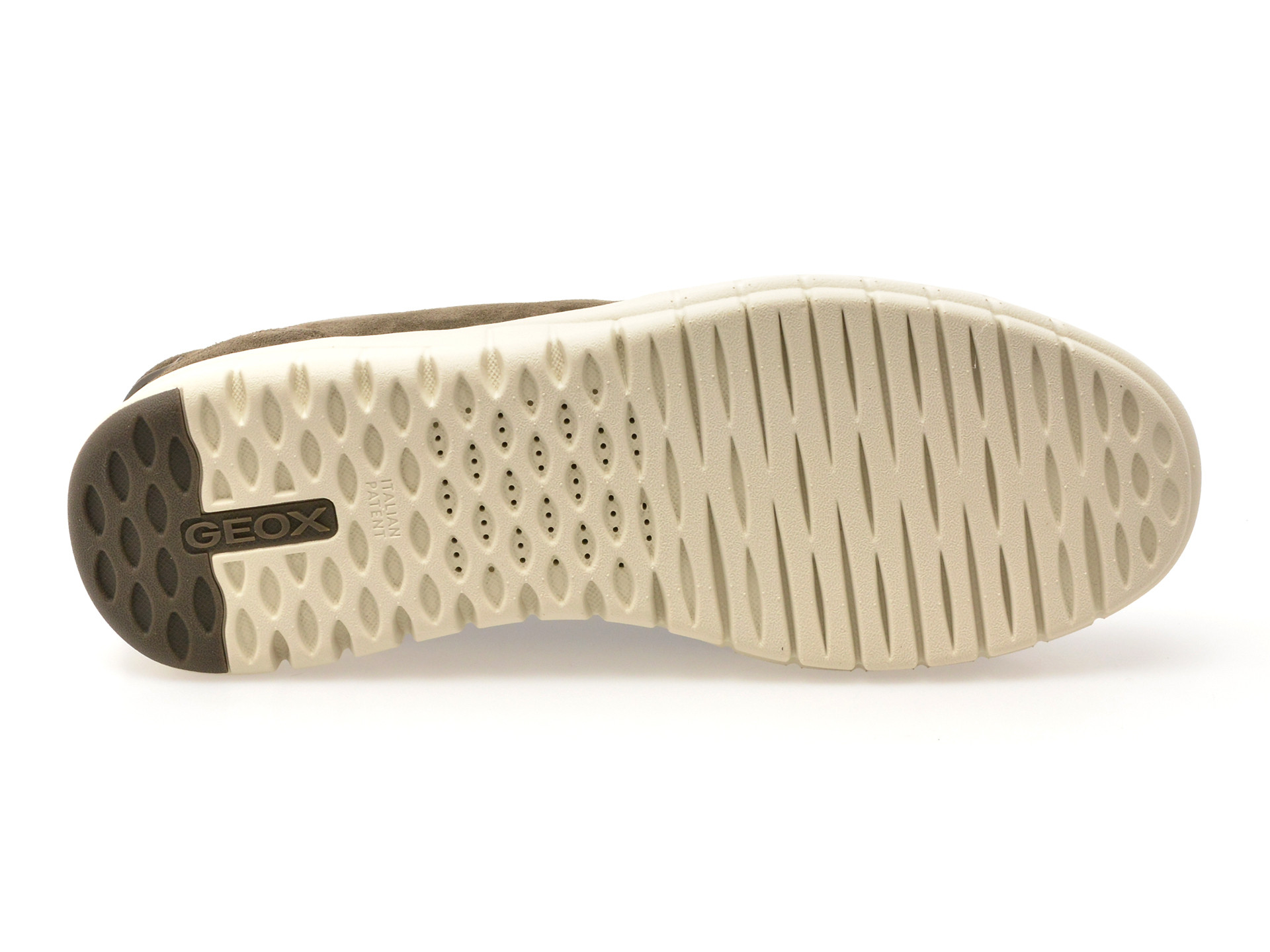 Pantofi sport GEOX kaki, U56MAA, din piele intoarsa