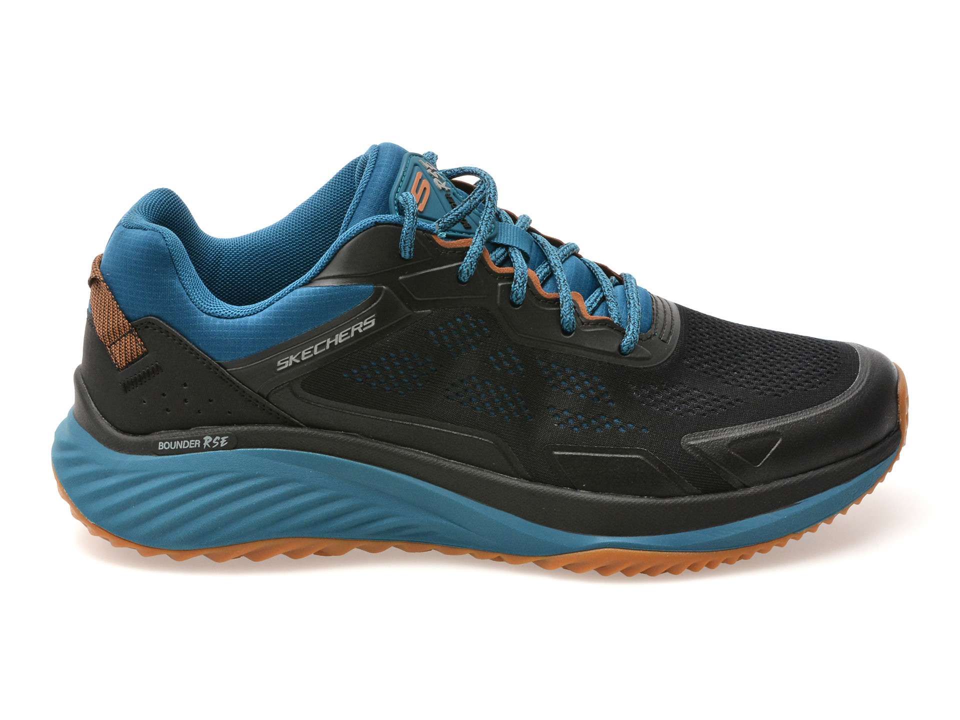 Pantofi sport SKECHERS negri, BOUNDER RSE, din material textil