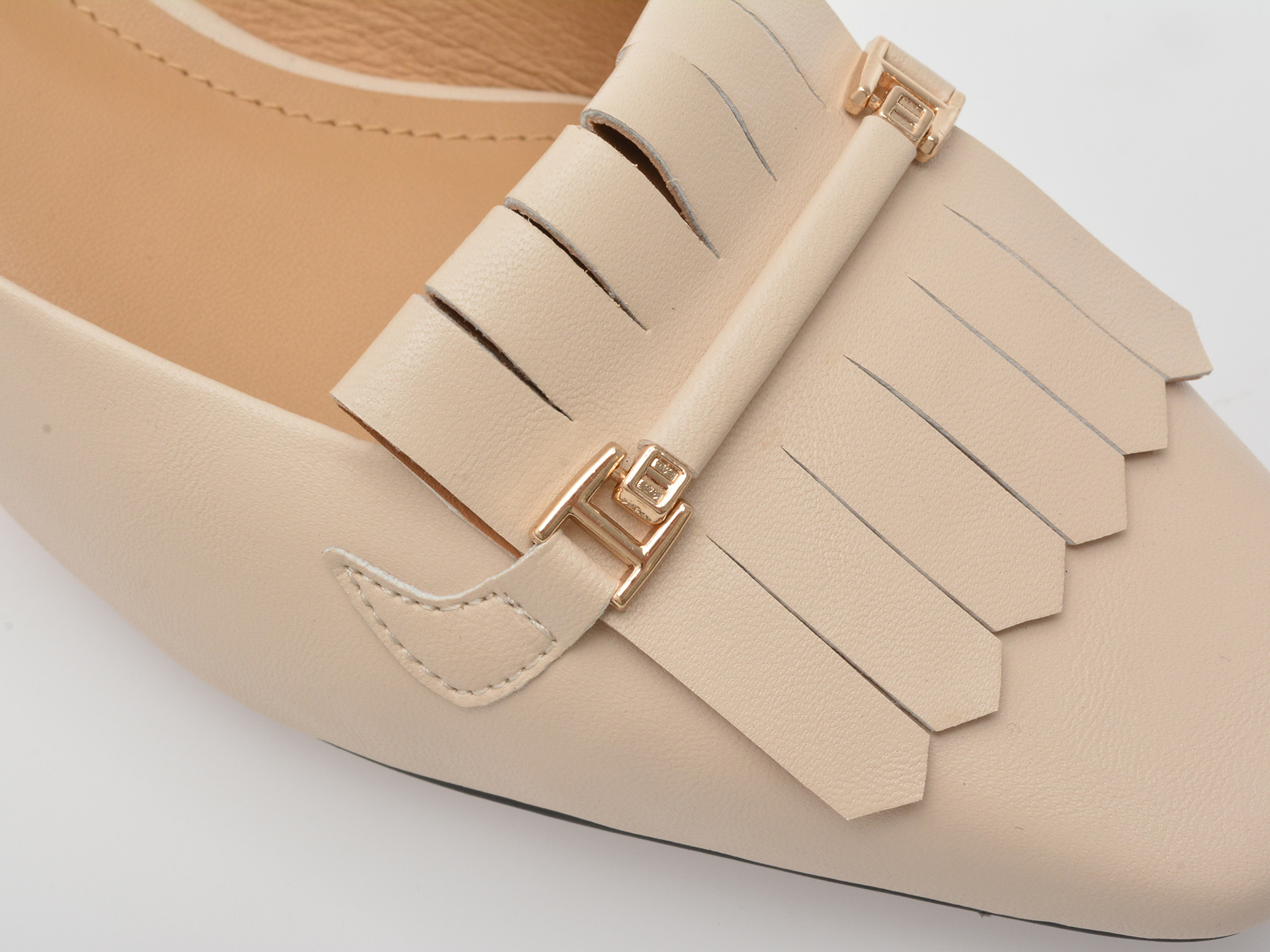 Pantofi EPICA bej, 4A502, din piele naturala