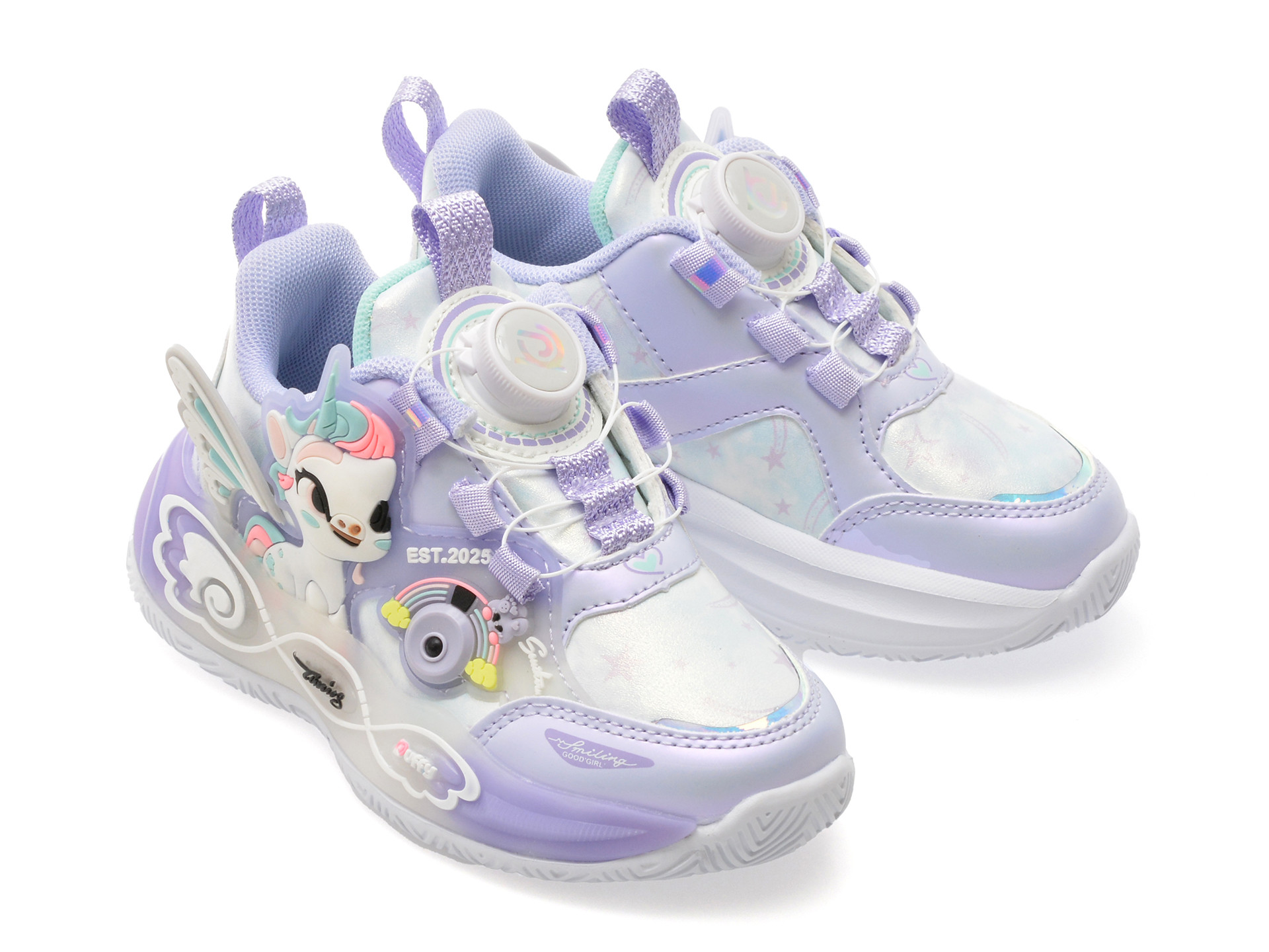 Pantofi sport SELECTION KIDS mov, 910, din piele ecologica