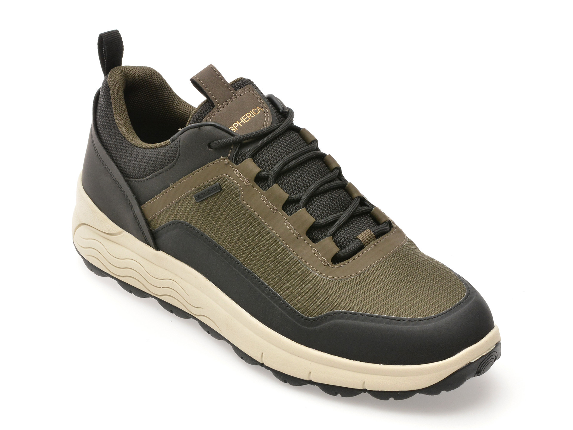 Pantofi sport GEOX kaki, U56FDA, din material textil