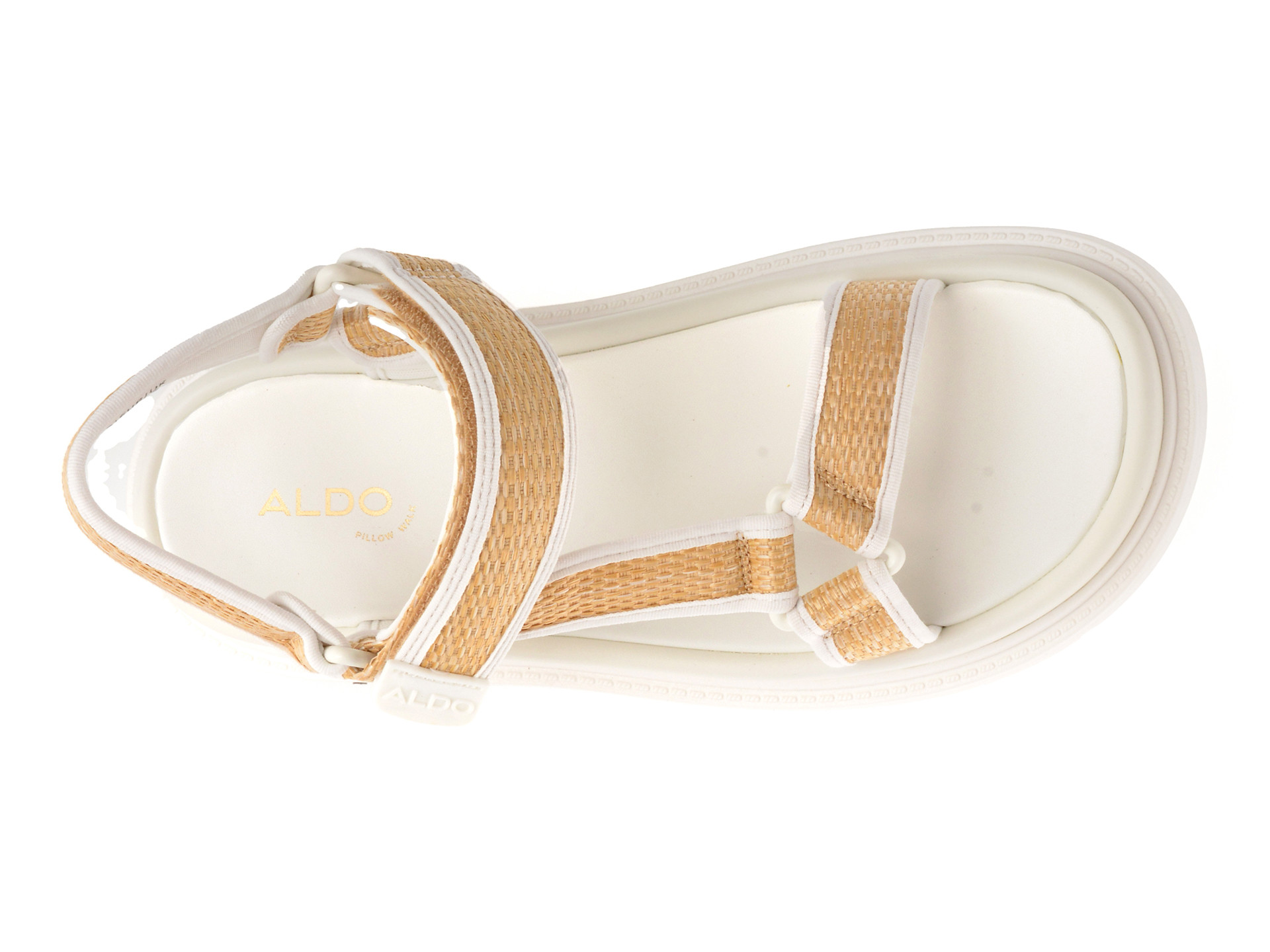 Sandale ALDO bej, OCEANA 101, din material textil