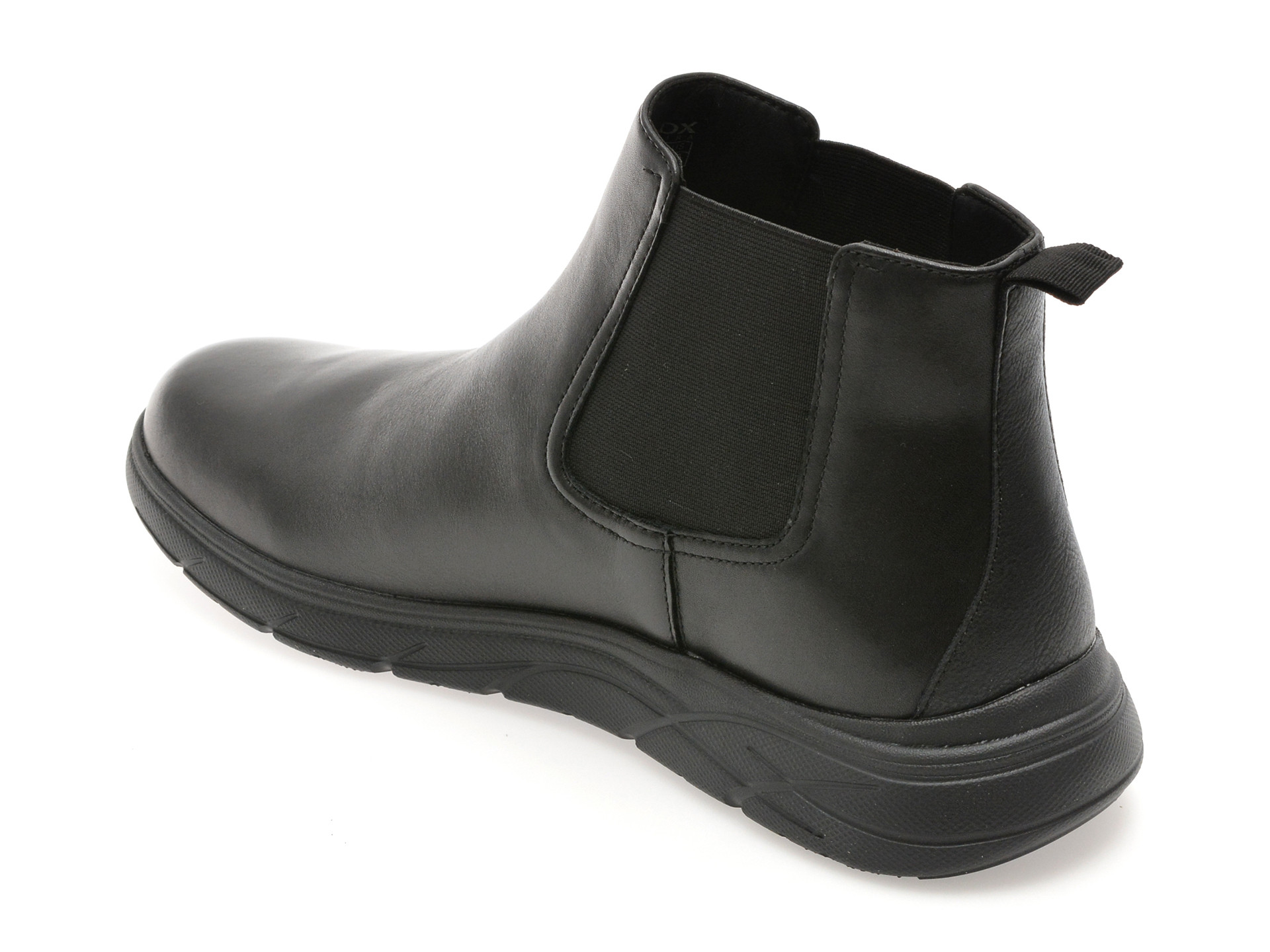 Ghete GEOX negre, U36E1A, din piele naturala