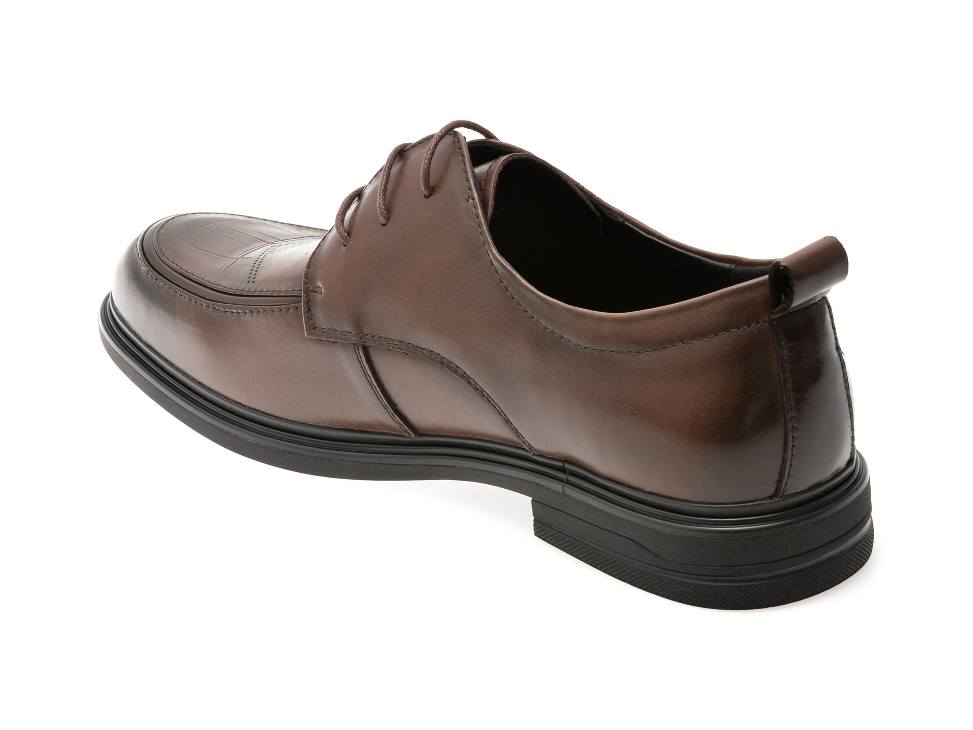 Pantofi OTTER maro, T8008, din piele naturala