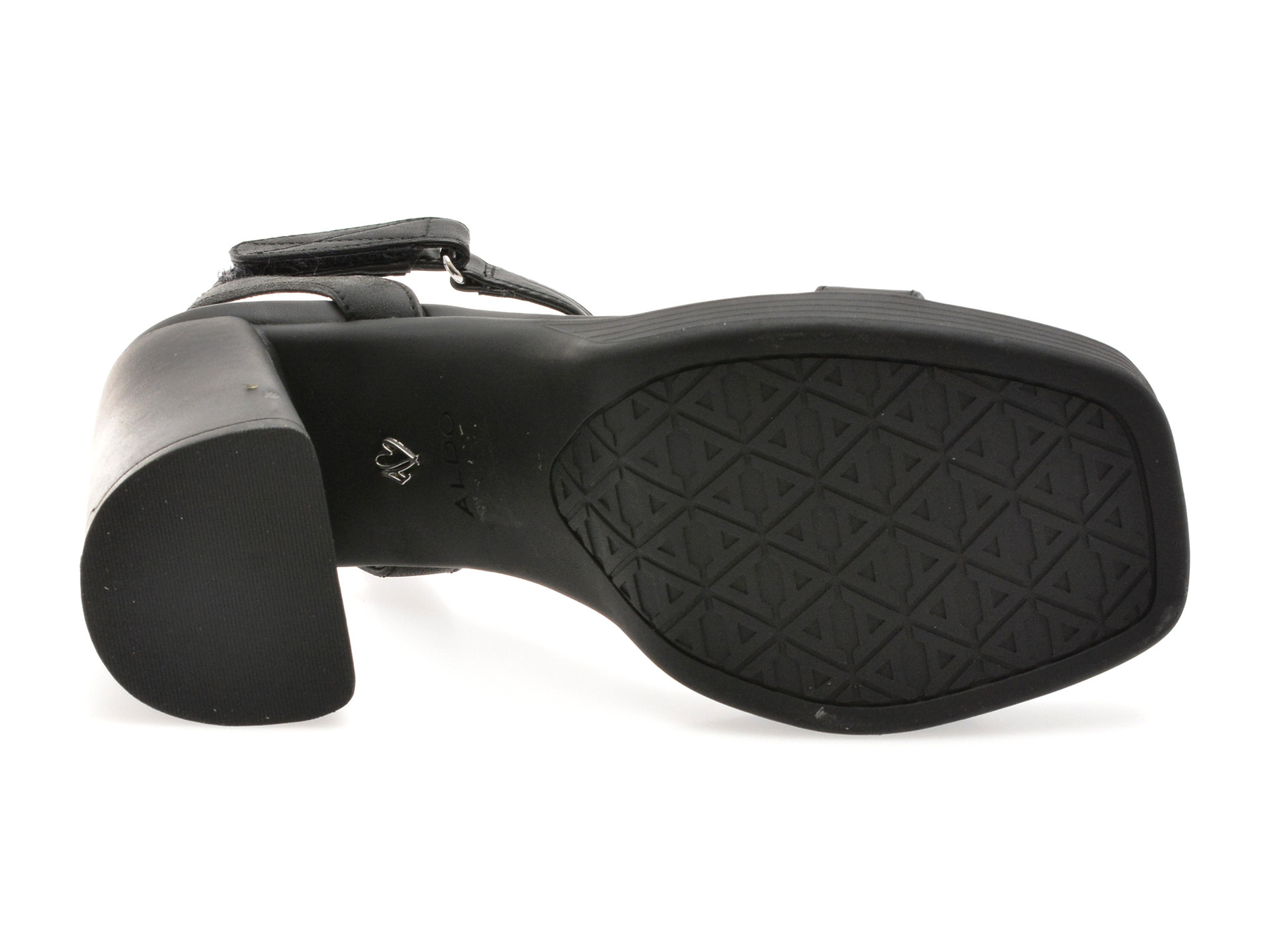 Sandale ALDO negre, BERADE 001, din piele naturala