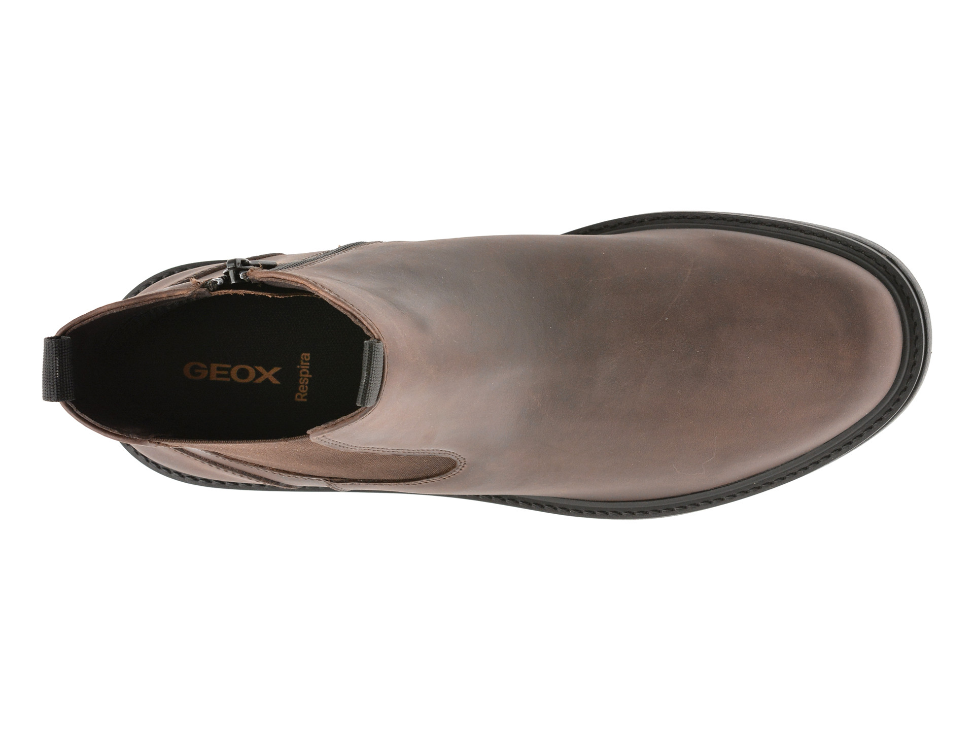 Ghete GEOX maro, U46HQB, din piele naturala