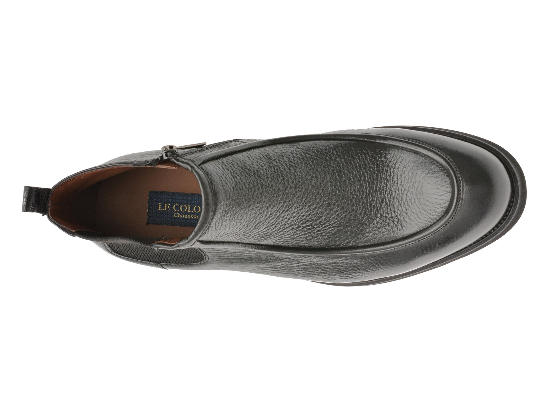 Ghete elegante LE COLONEL negre, 64137, din piele naturala