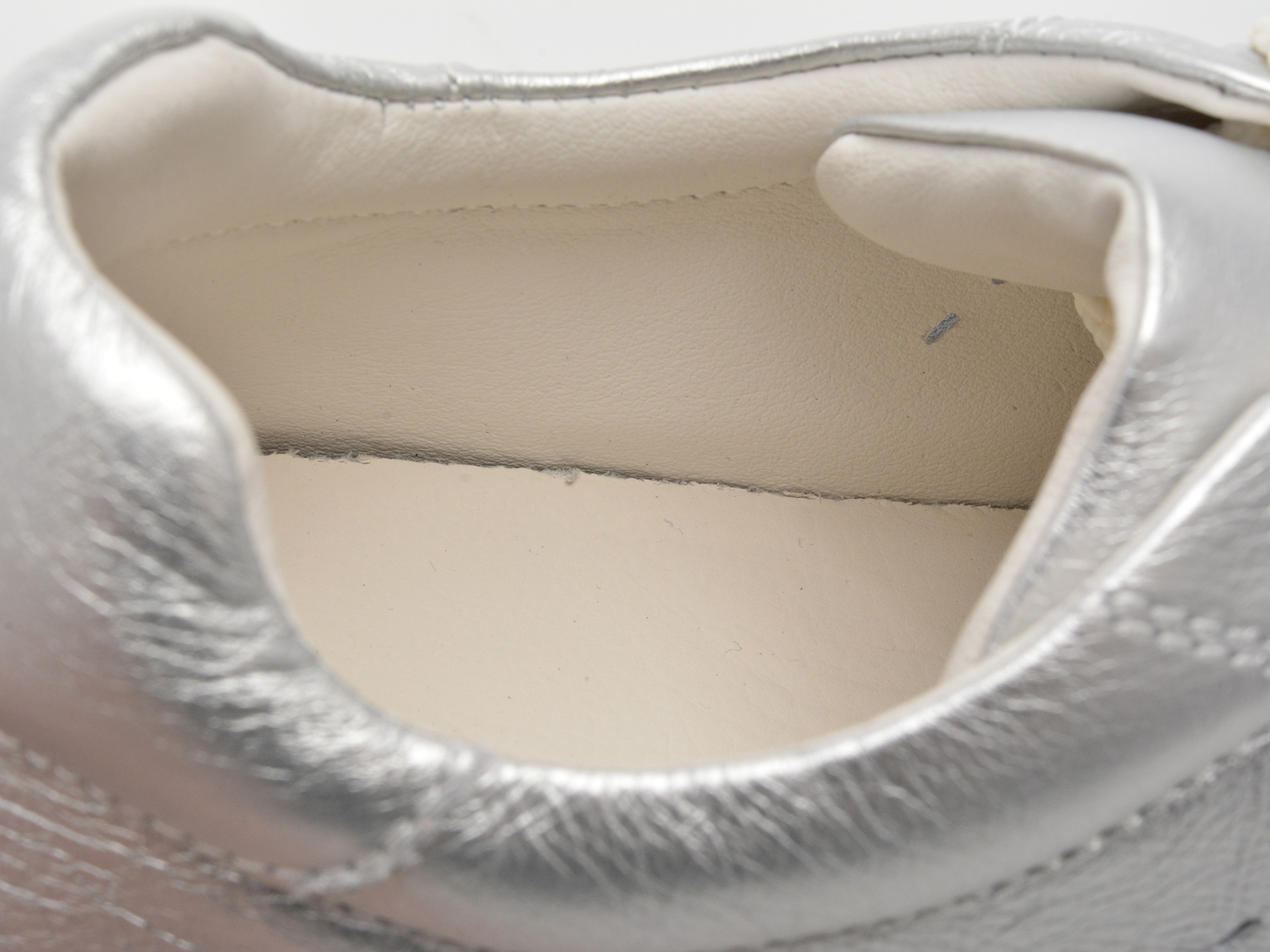 Pantofi sport EPICA argintii, 28701, din piele naturala