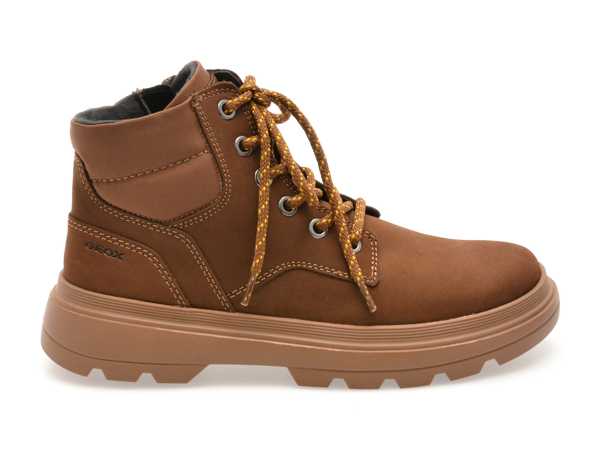 Ghete GEOX maro, J46M9A, din piele naturala