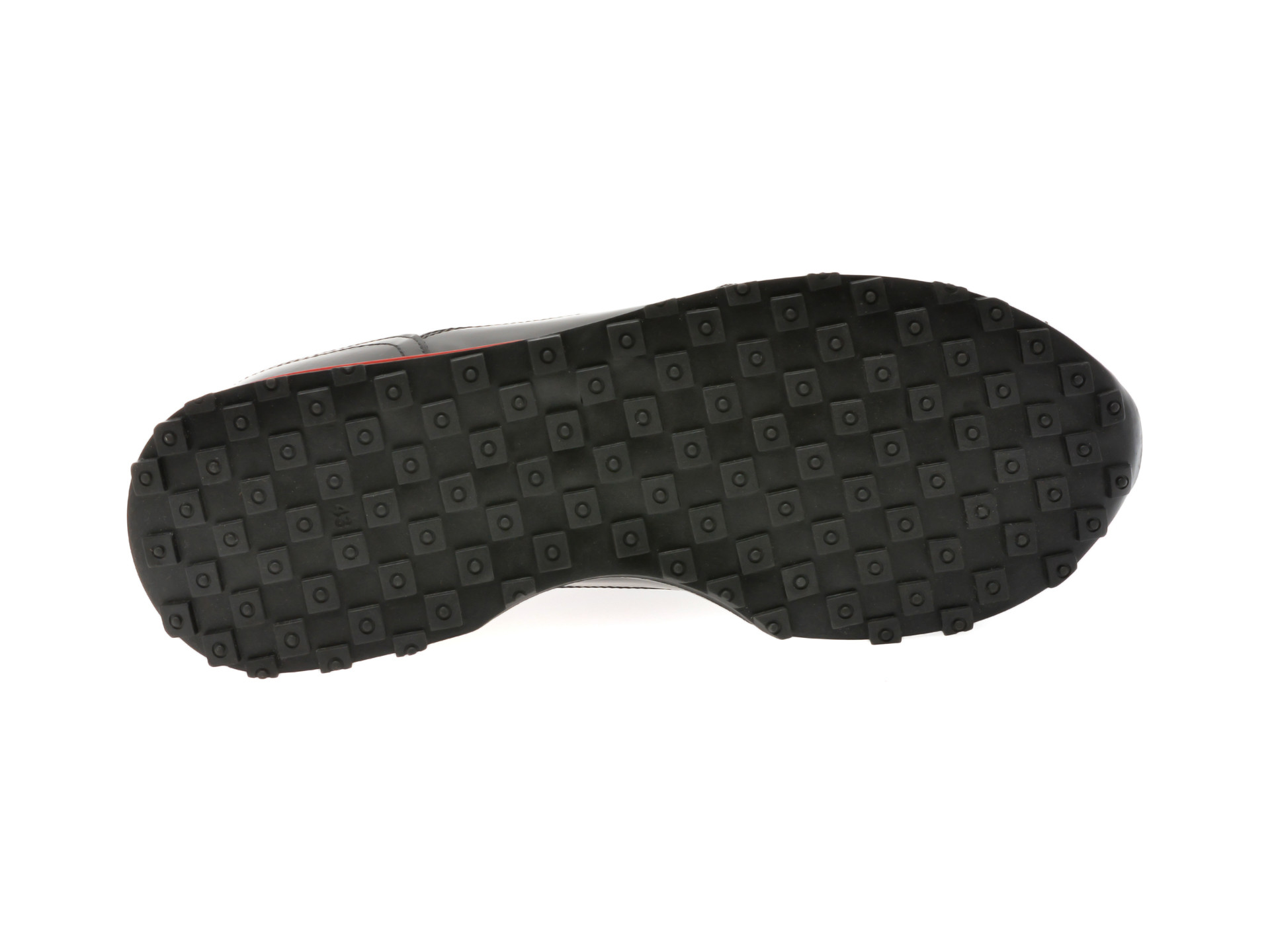 Pantofi sport OTTER negri, 231181, din piele naturala