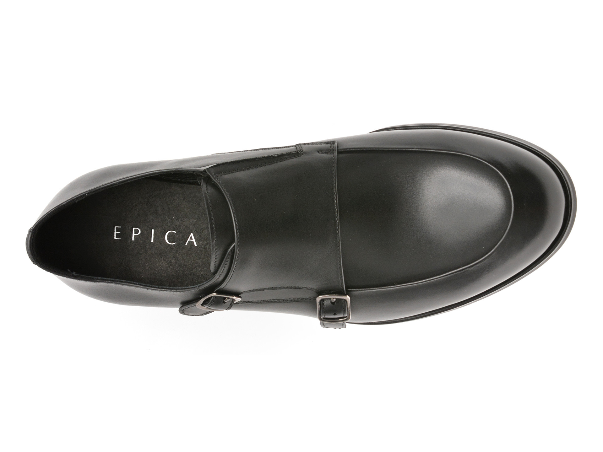 Pantofi eleganti EPICA negri, J9361, din piele naturala