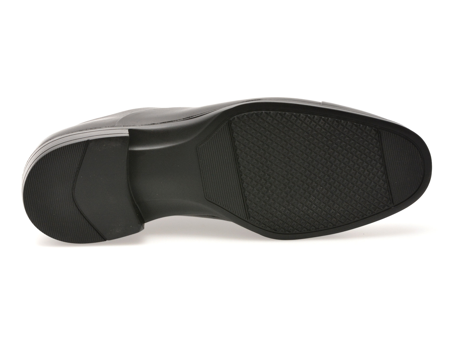 Pantofi eleganti OTTER negri, E301, din piele naturala