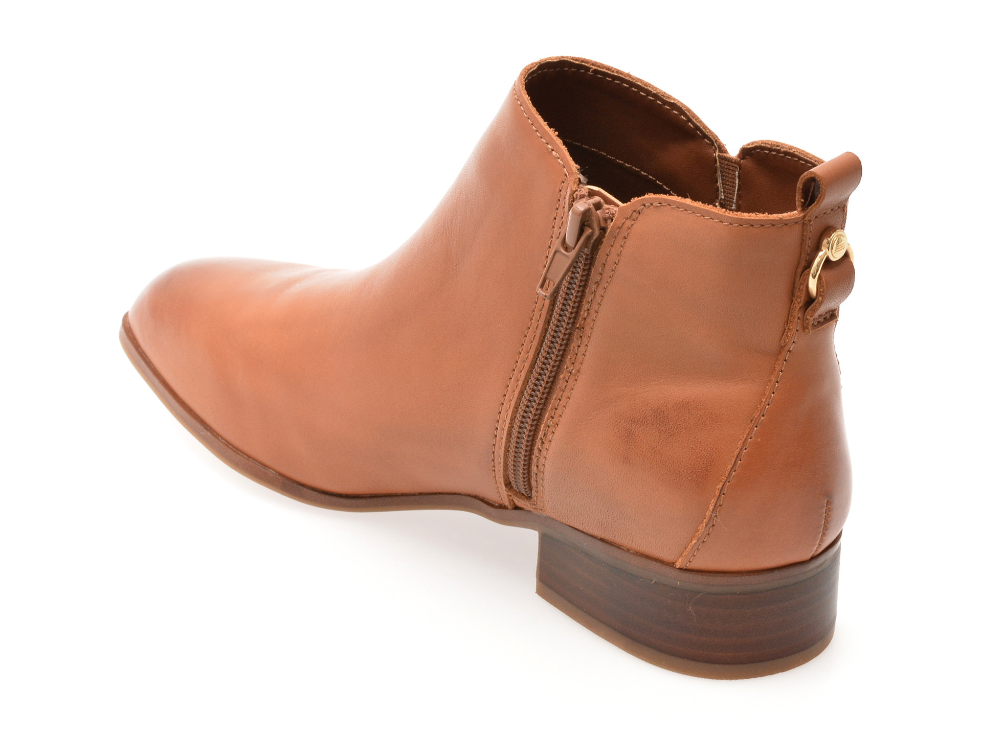 Ghete ALDO maro, VERITY 221, din piele naturala