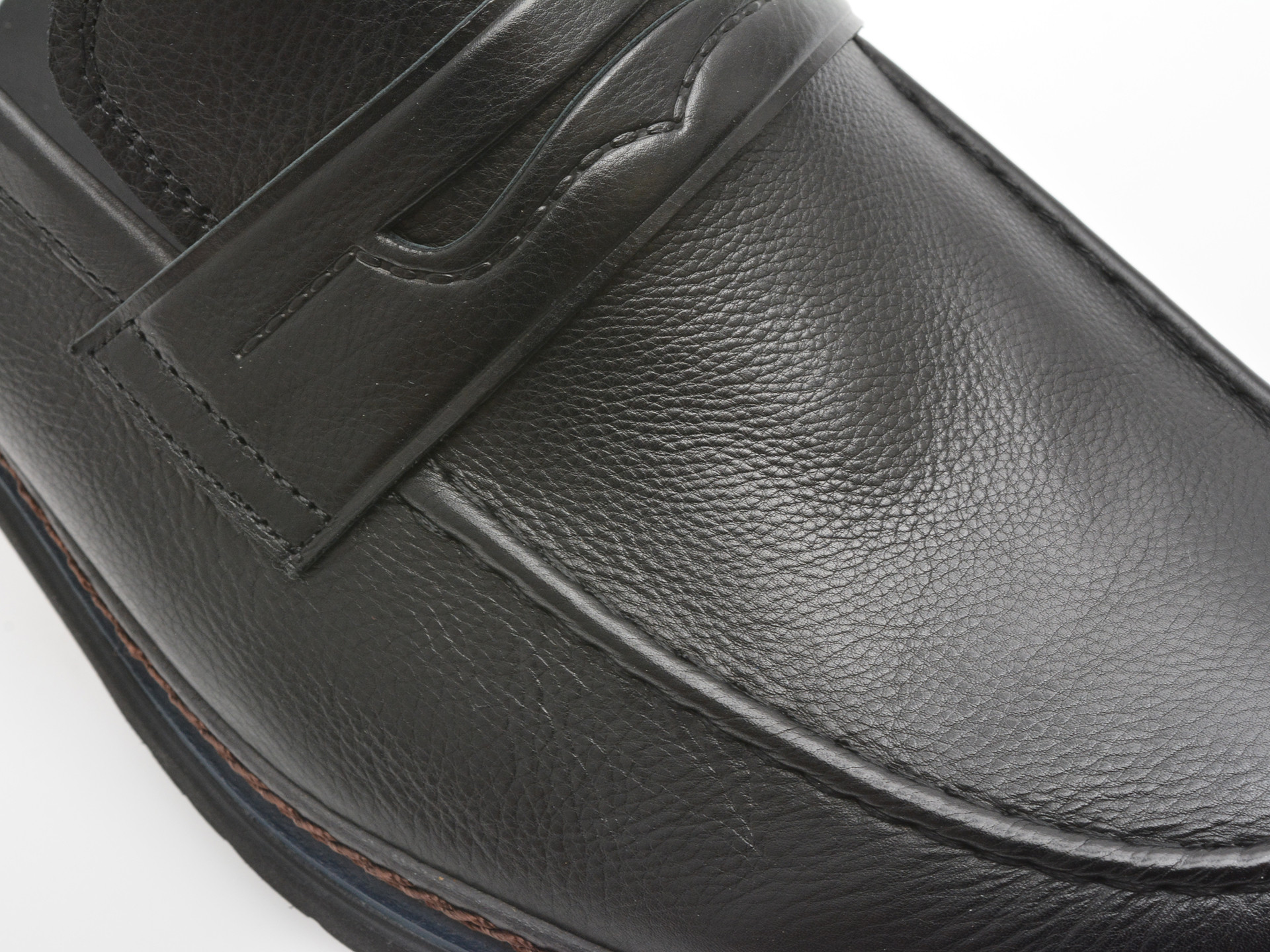 Mocasini eleganti EPICA negri, QA82AB, din piele naturala