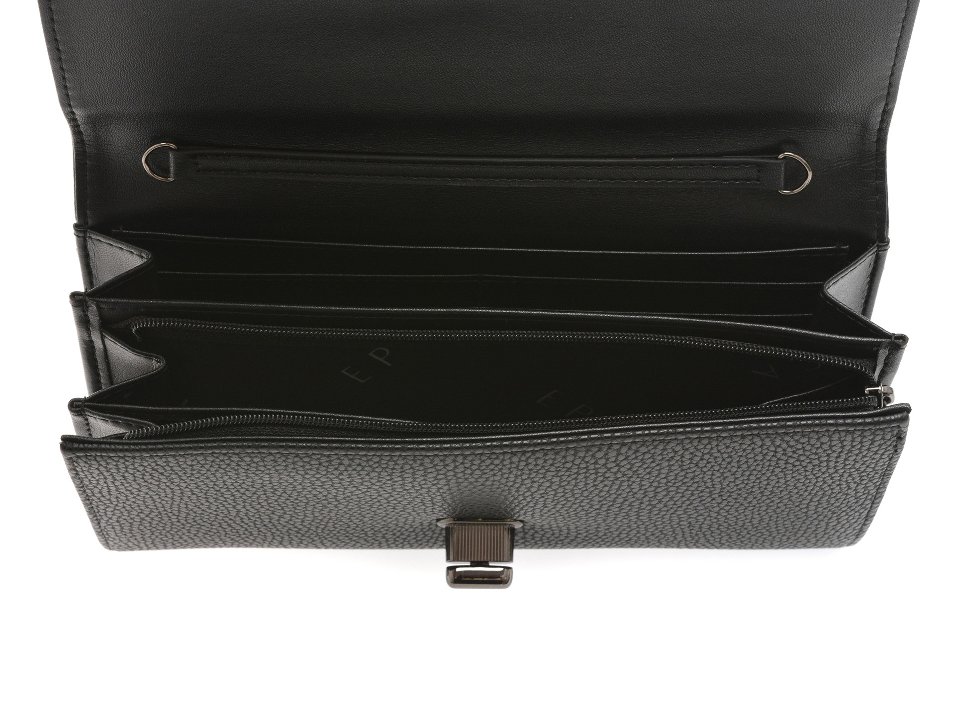 Portofel EPICA negru, 830004, din piele ecologica